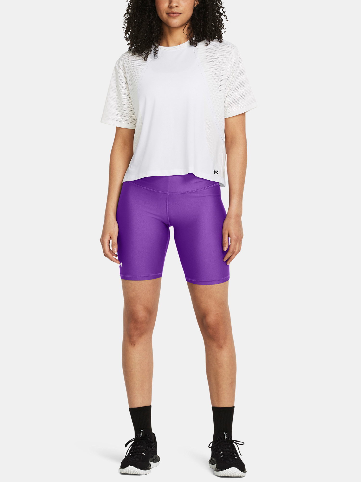 Women&#039;s Shorts Under Armour Tech Bike Short-PPL - Women&#039;s