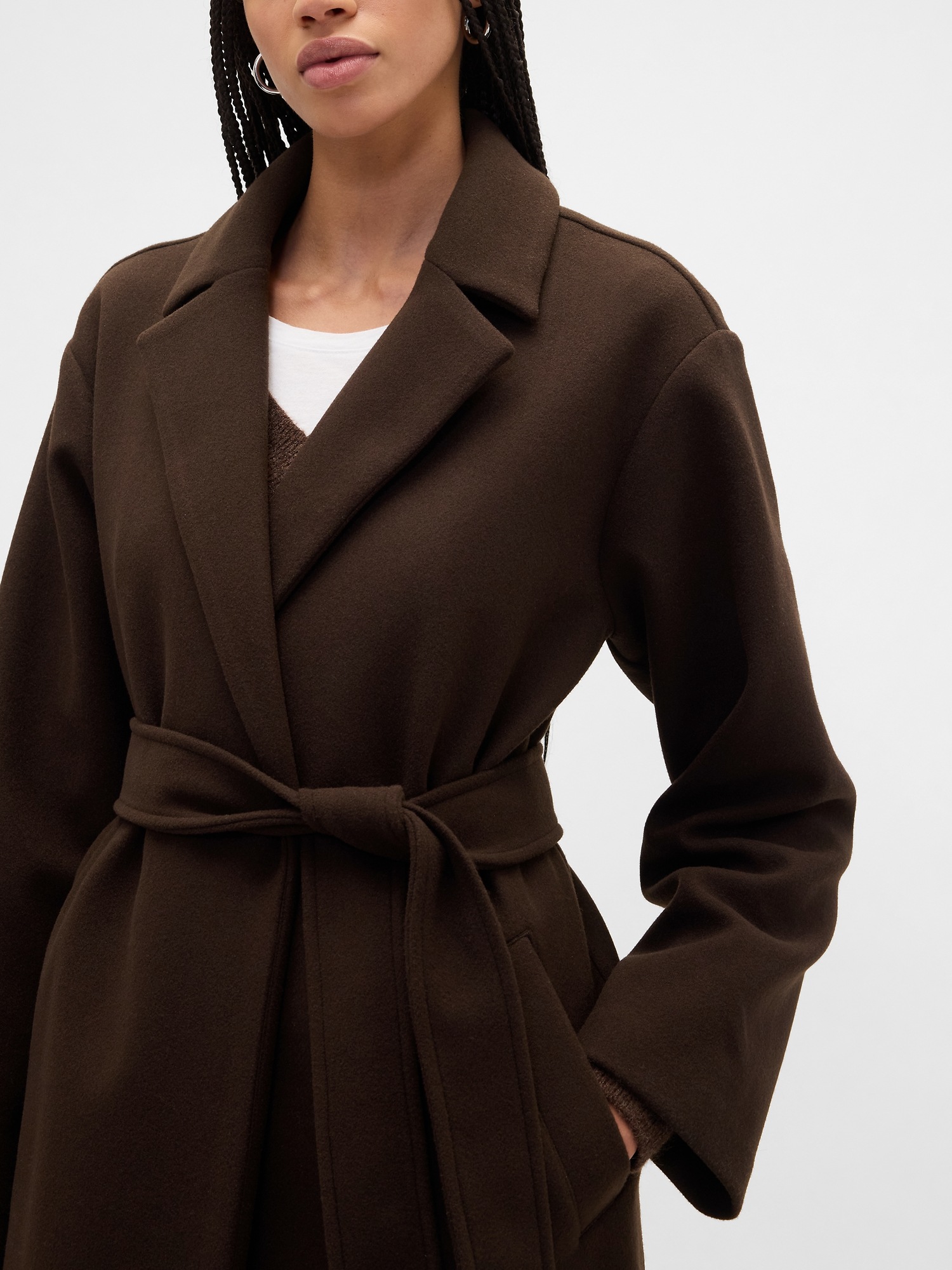 GAP Tie Coat - Women's