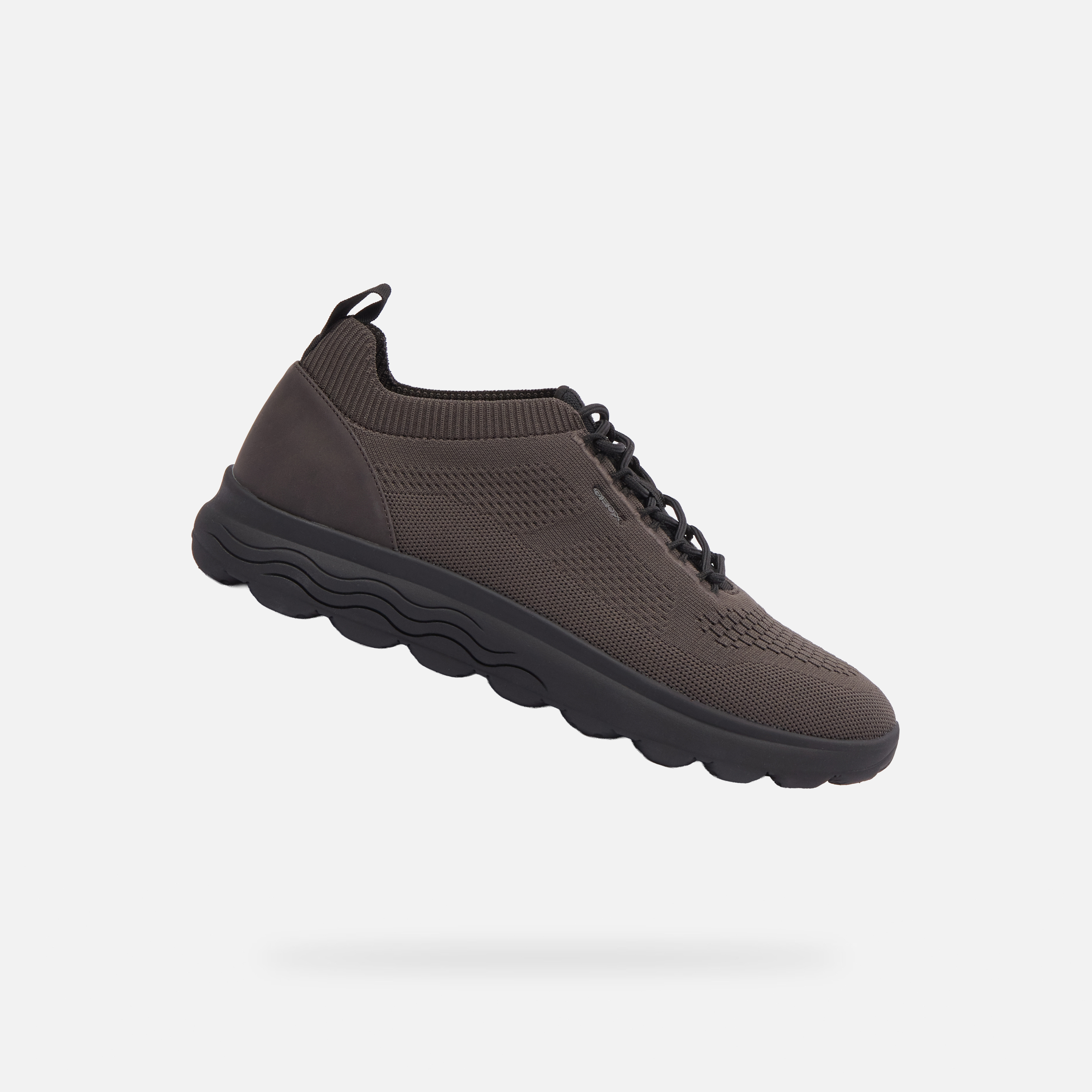 Brown mens sneakers Geox Spherica - Mens