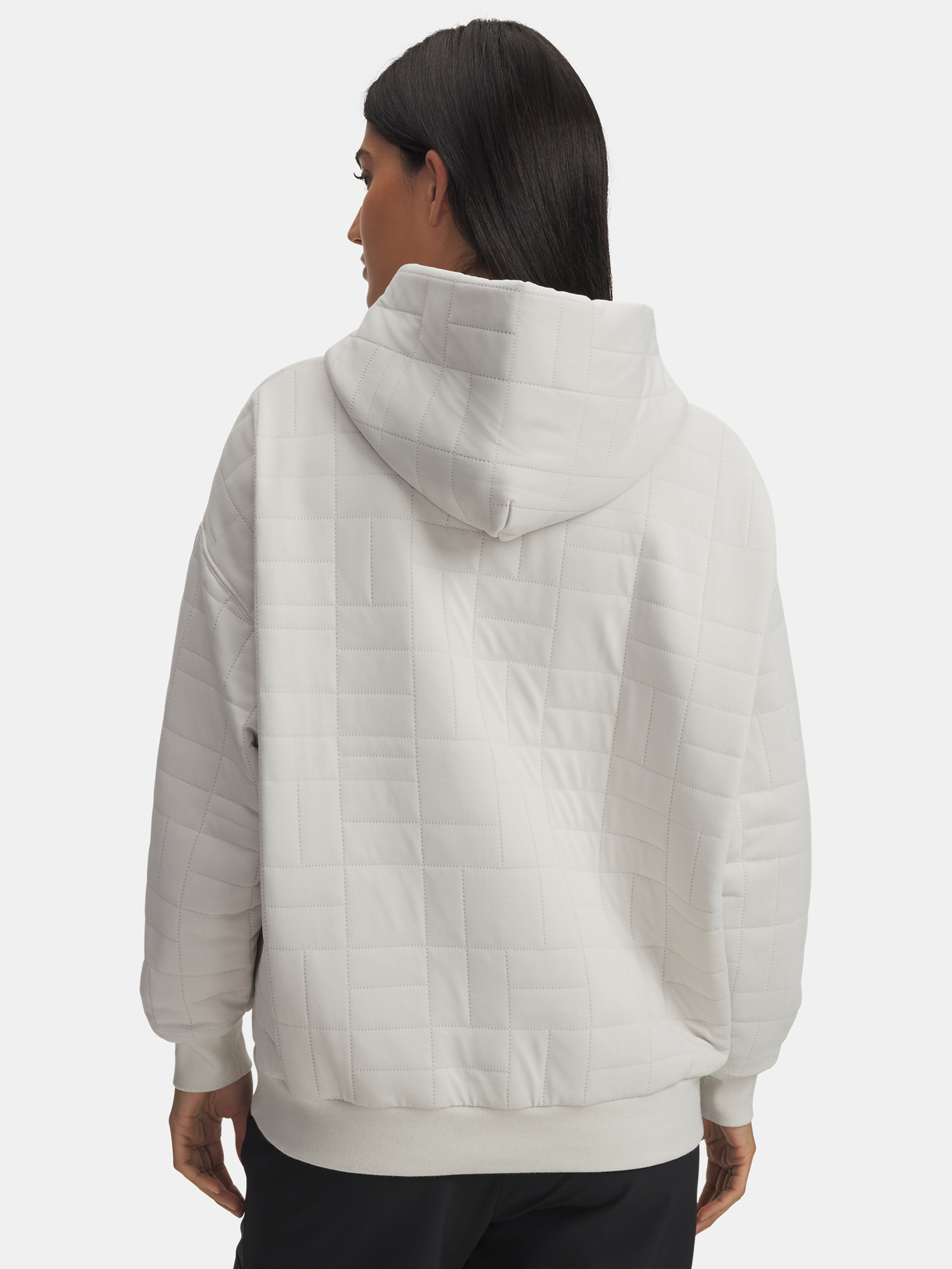 Women's sweatshirt Under Armour Unstoppable Flc Txtr Hoodie-WHT - Women's