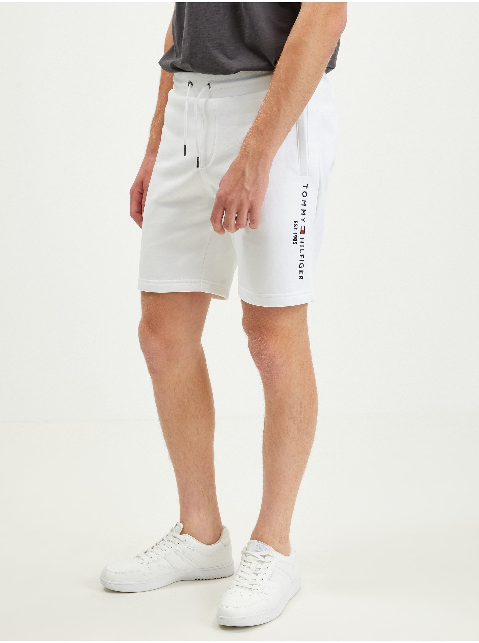 White Mens Sweatpants Tommy Hilfiger - Men