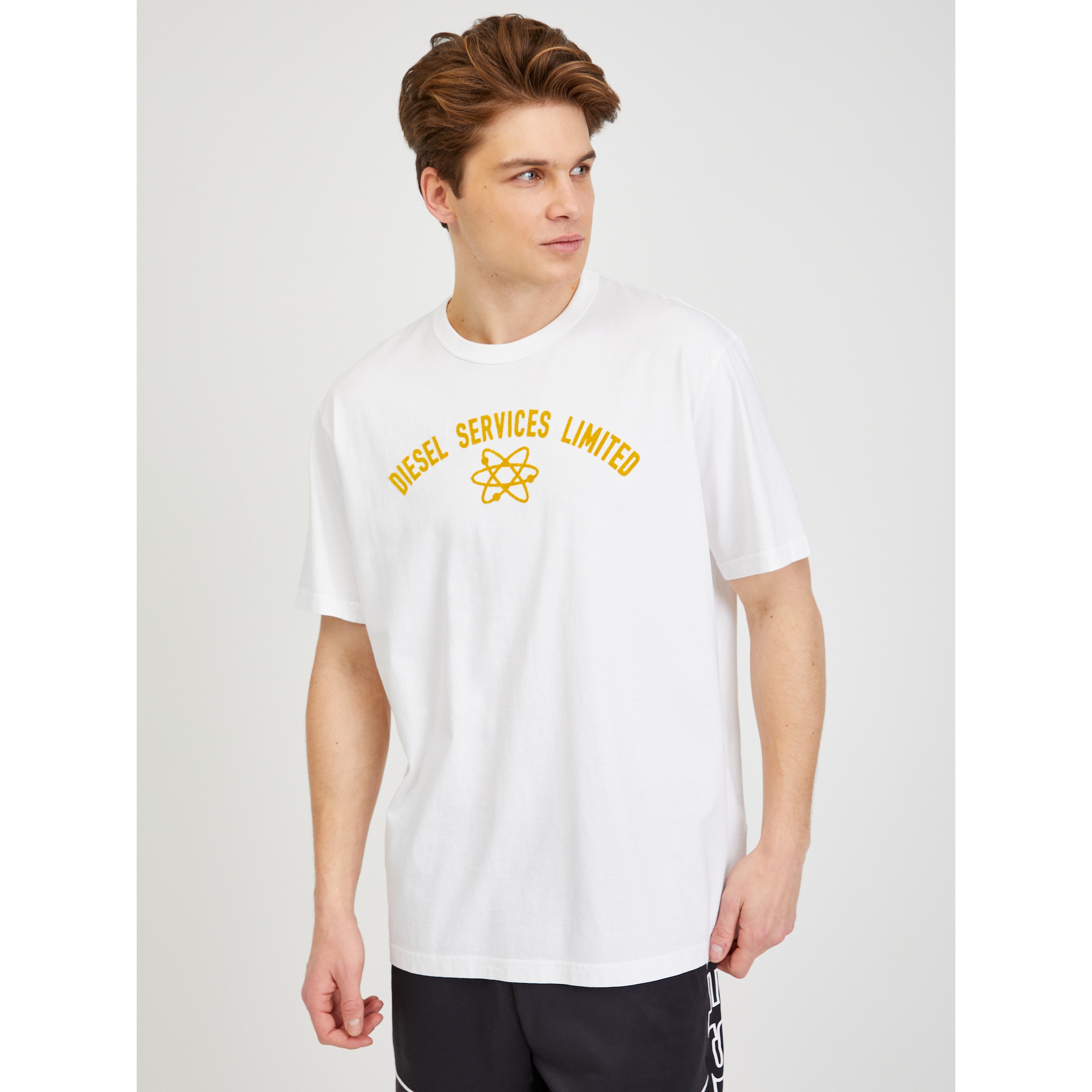 White Men's T-Shirt Diesel - Men