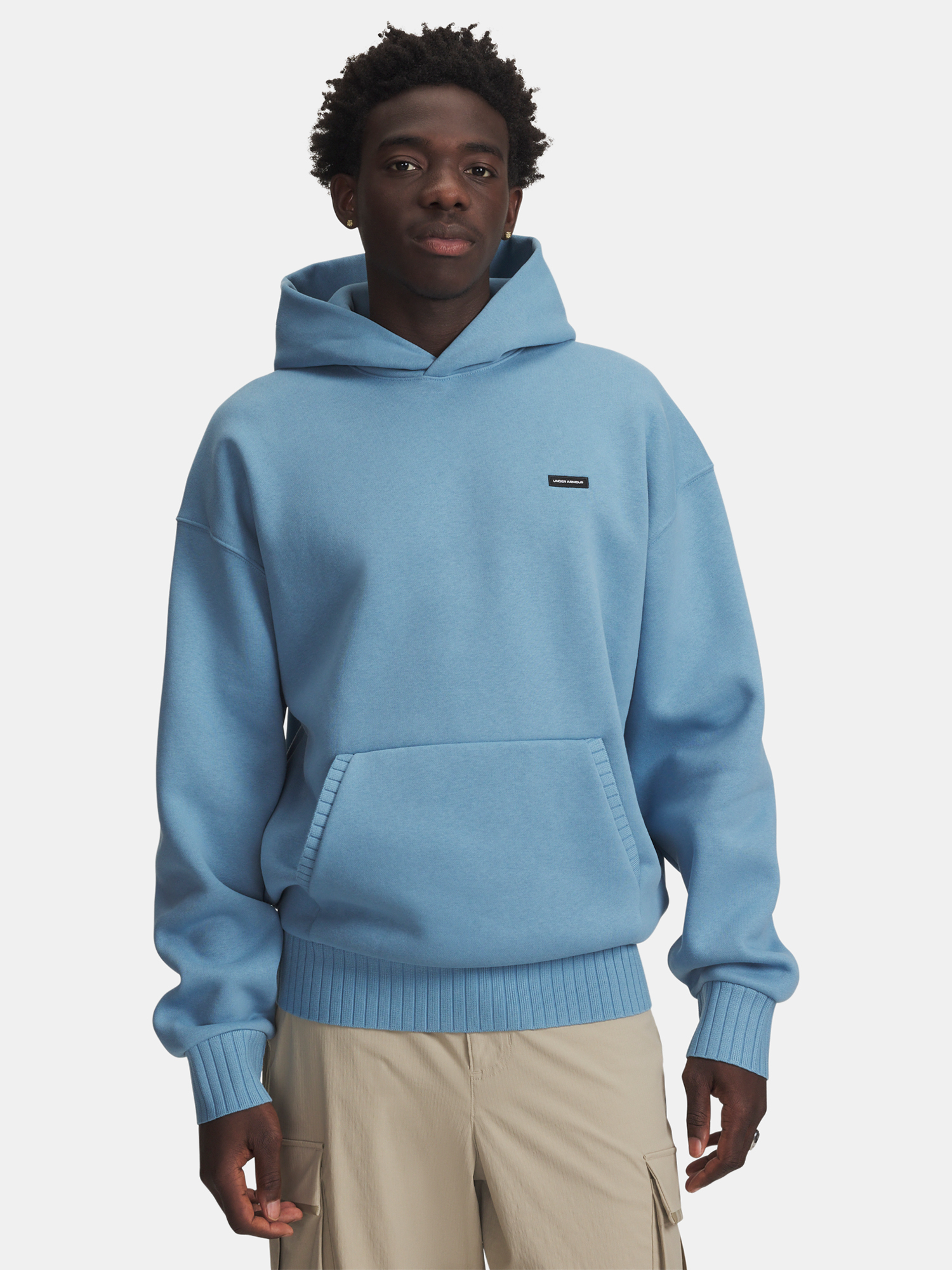 Men&#039;s Under Armour UA Icon Heavy Rib Hdy-BLU - Men&#039;s Sweatshirt