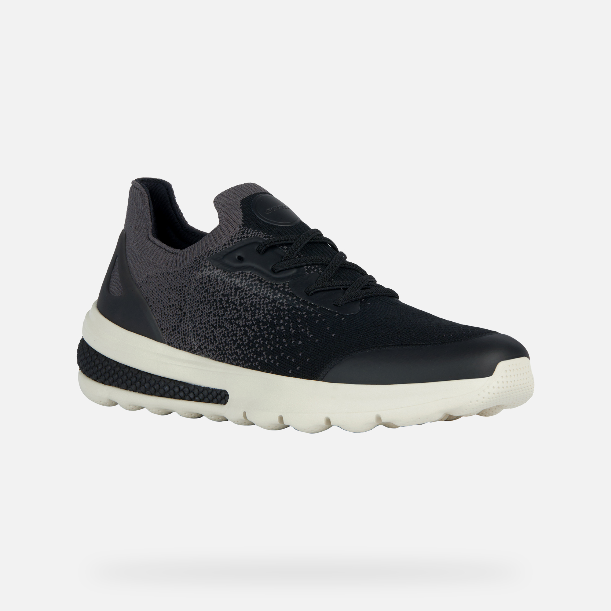 Black men's sneakers Geox Spherica Actif - Men's