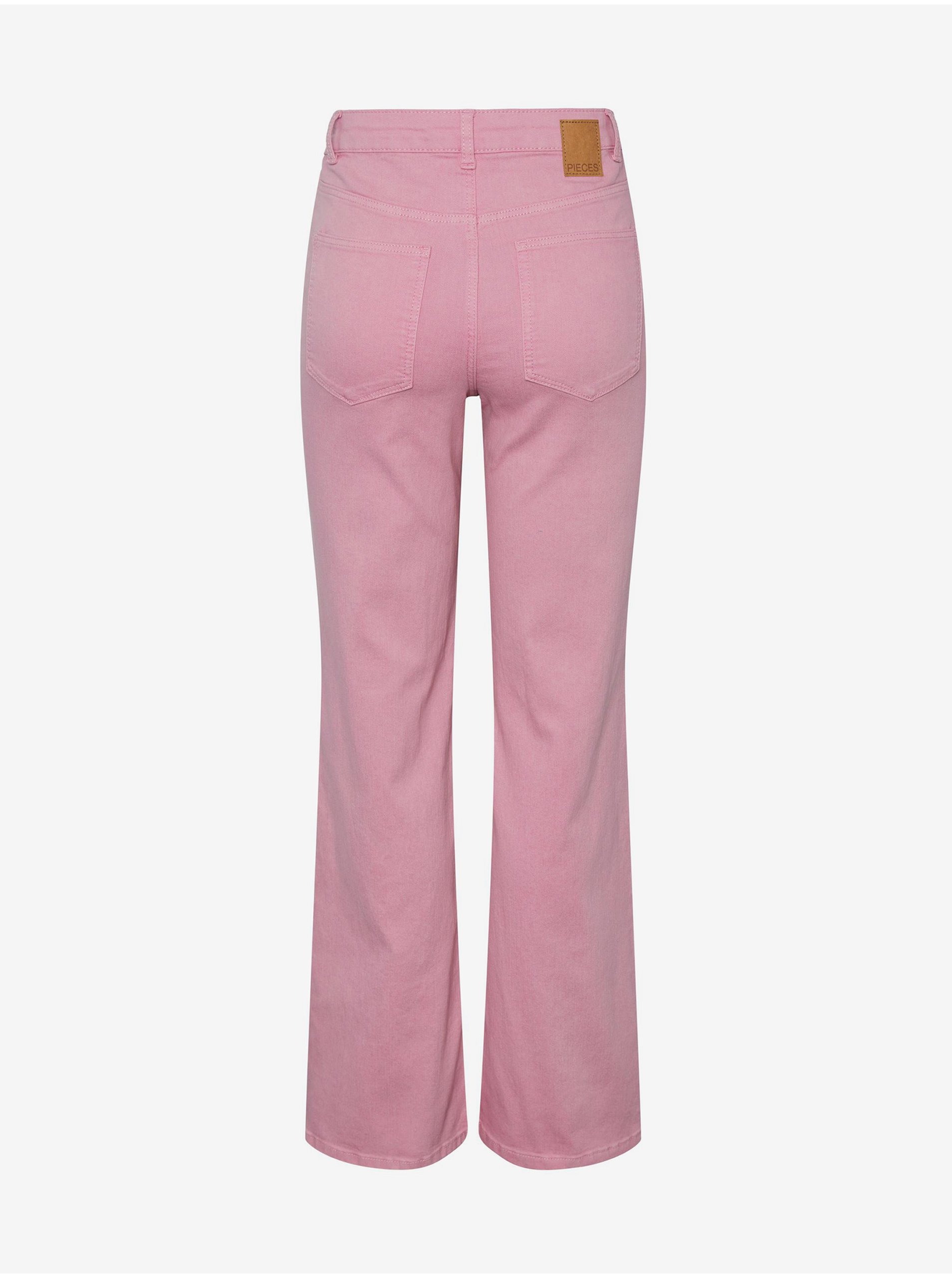 Flared, Bootcut pentru femei Pieces - roz