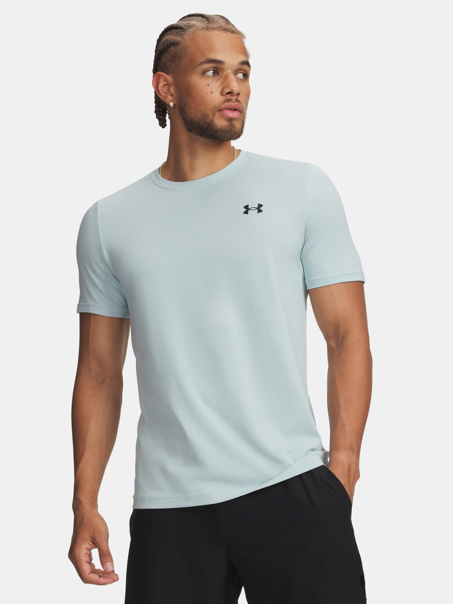 Men's T-shirt Under Armour UA Vanish Elite Seamless SS-BLU - Men's