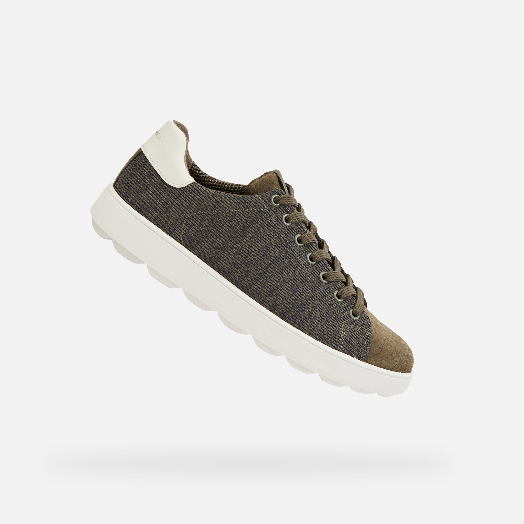 Khaki Men's Sneakers Geox Spherica Ecub-1 - Men's