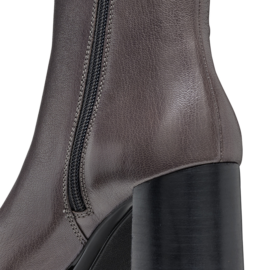 Dark grey women's ankle boots Geox Teulada - Women's