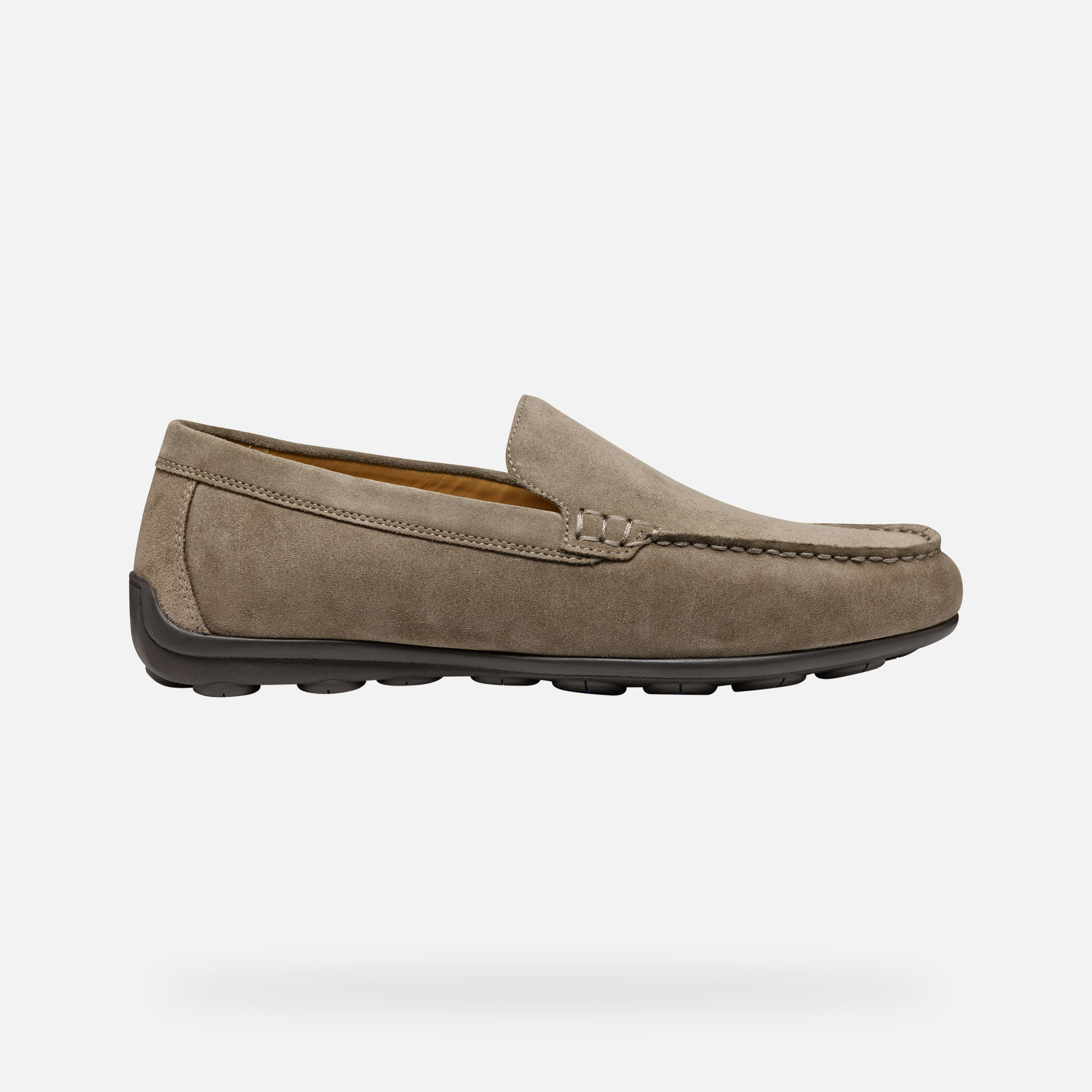 Light grey men&#039;s moccasins Geox Spherica EC16 - Men&#039;s