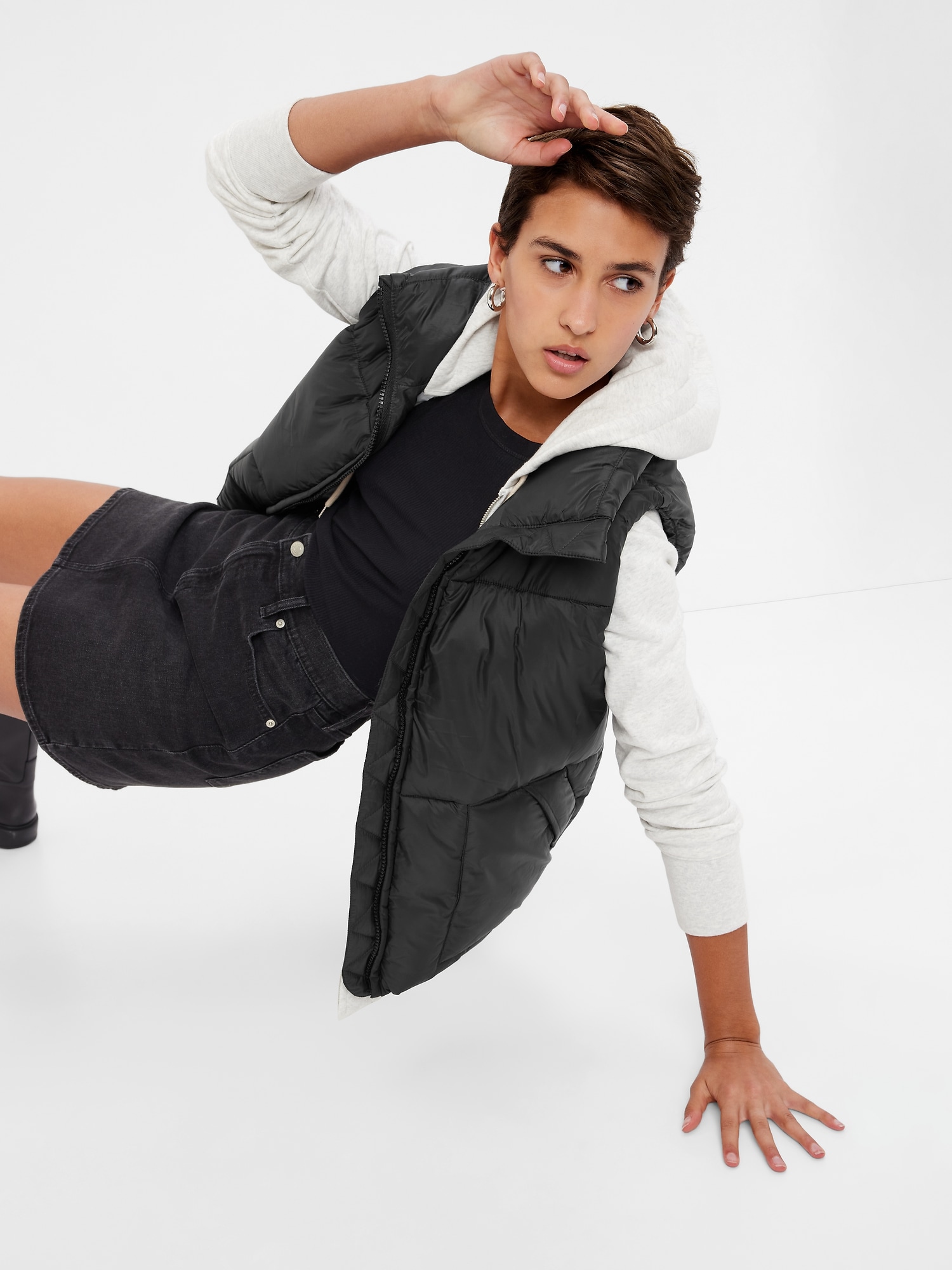 Veste pentru femei GAP - negru