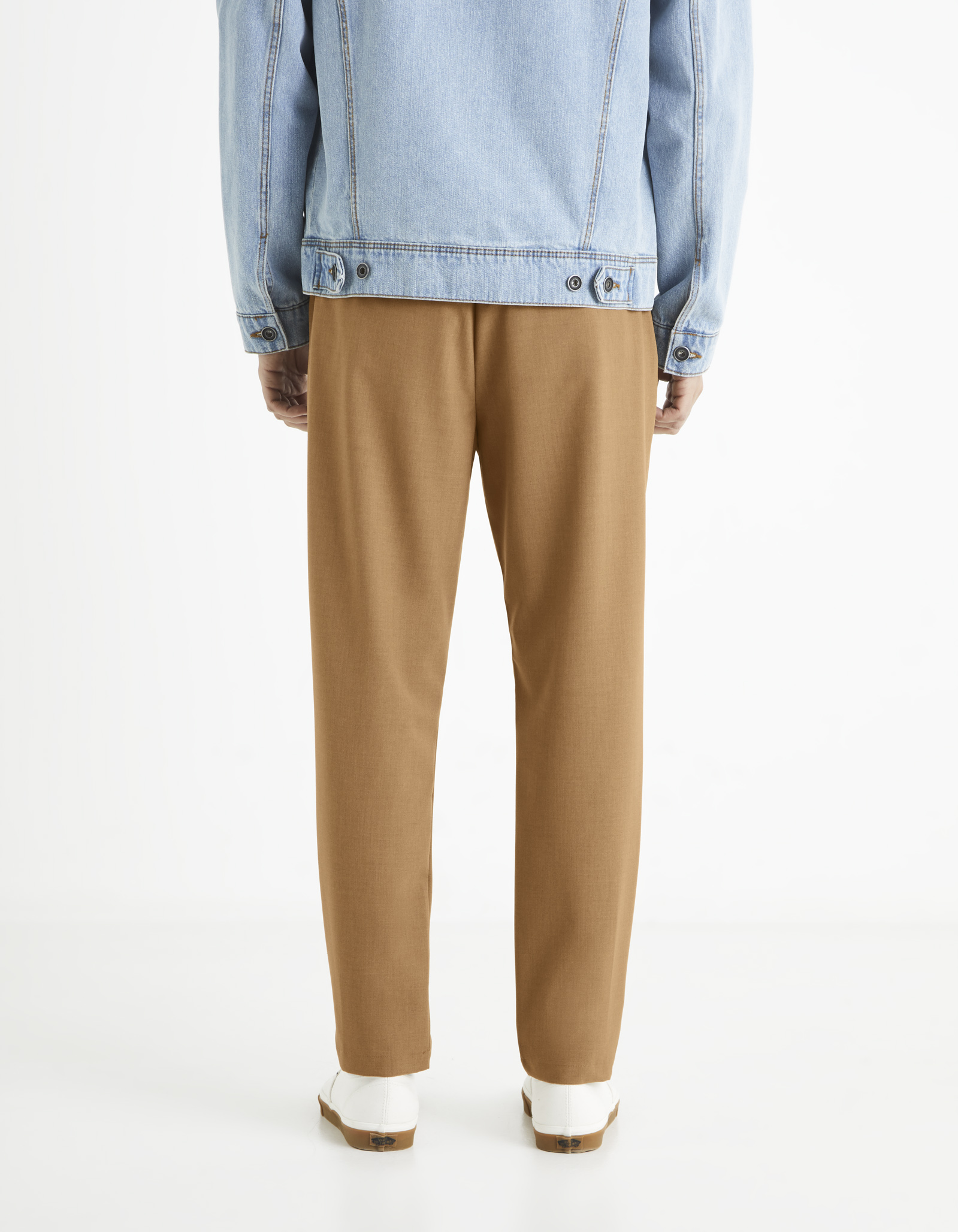 Pantaloni casual pentru barbati Celio - maro