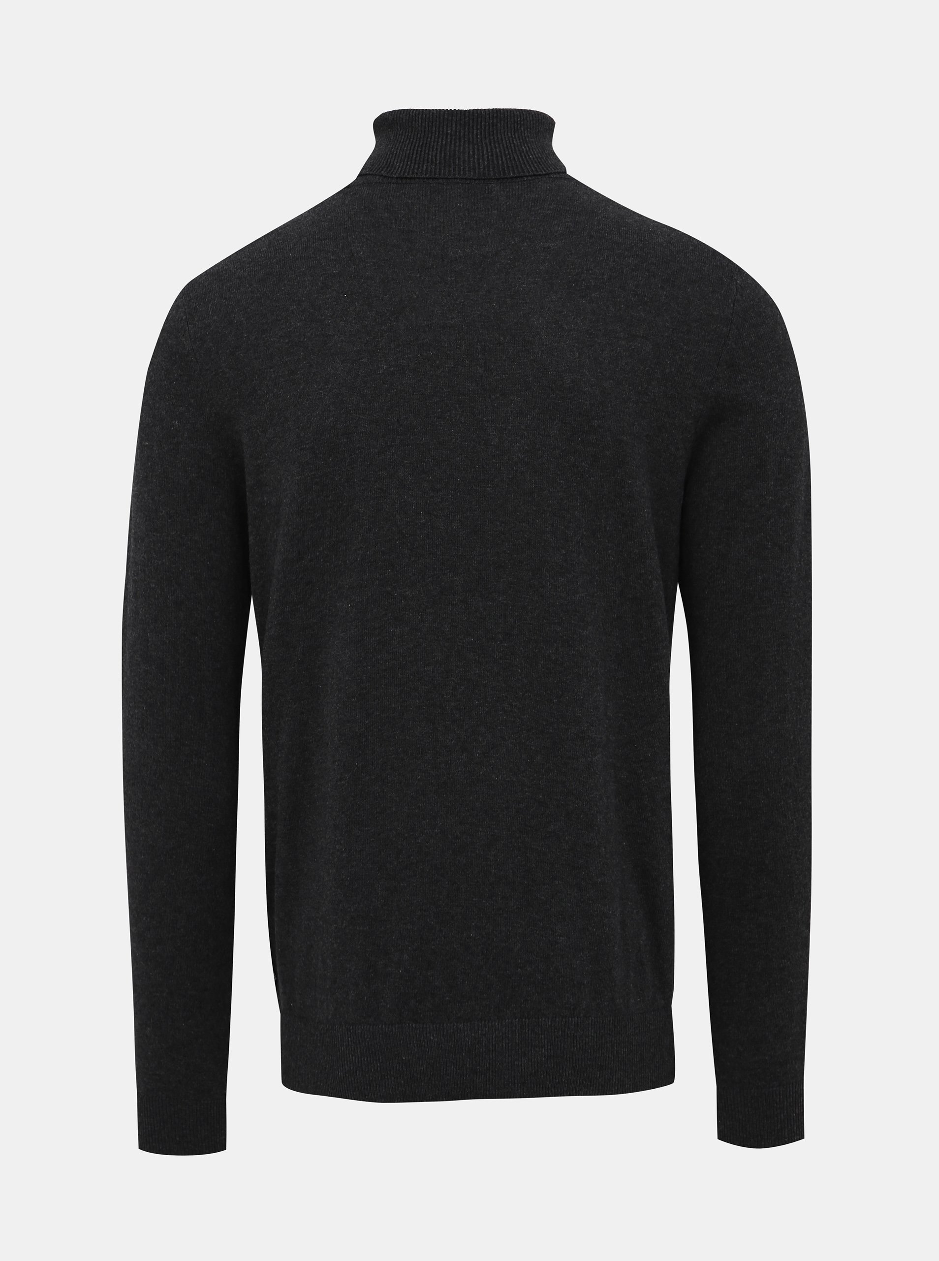 Šedý basic rolák Jack & Jones Emil - Pánské