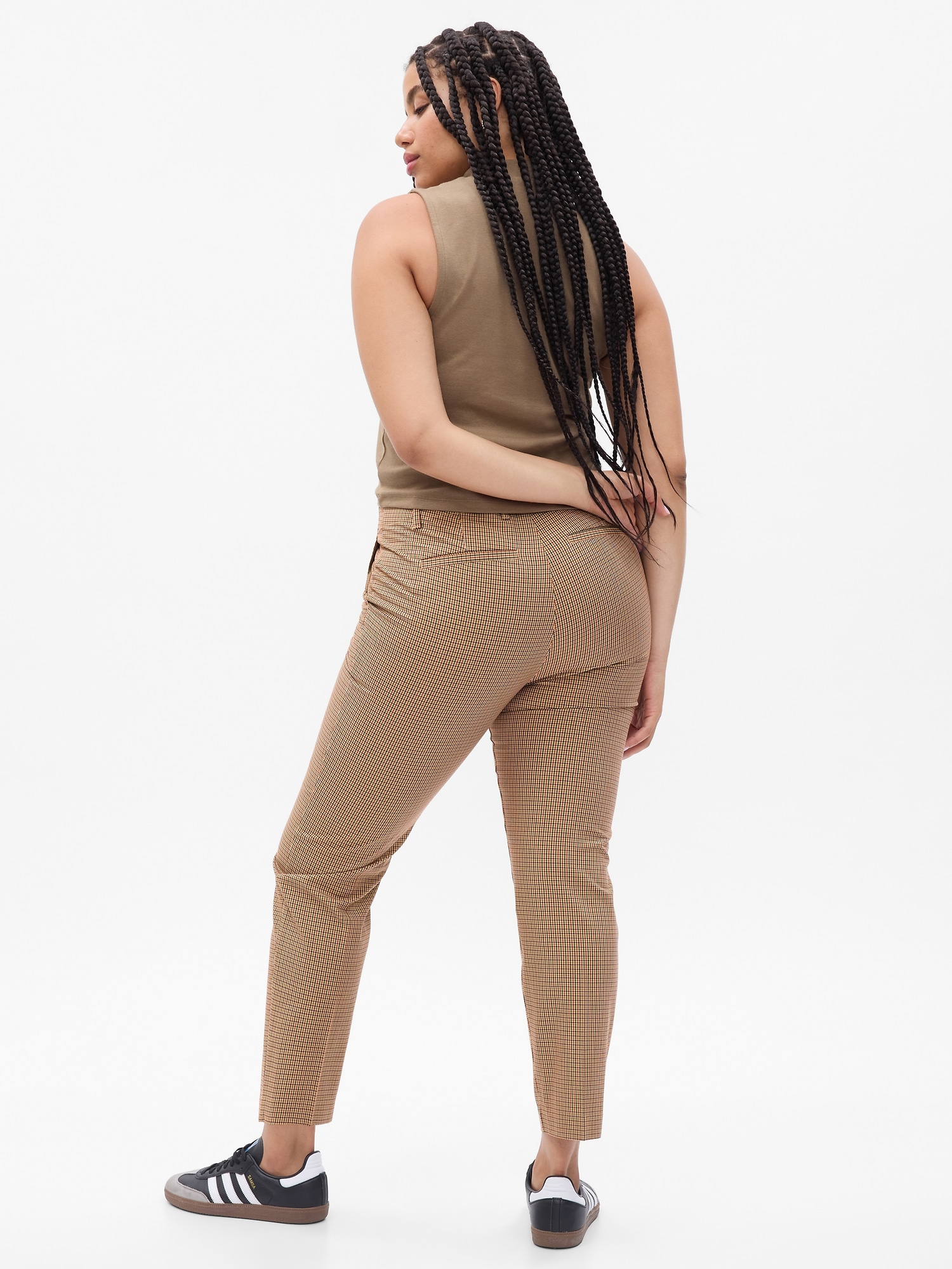 Pantaloni chino pentru femei GAP - maro