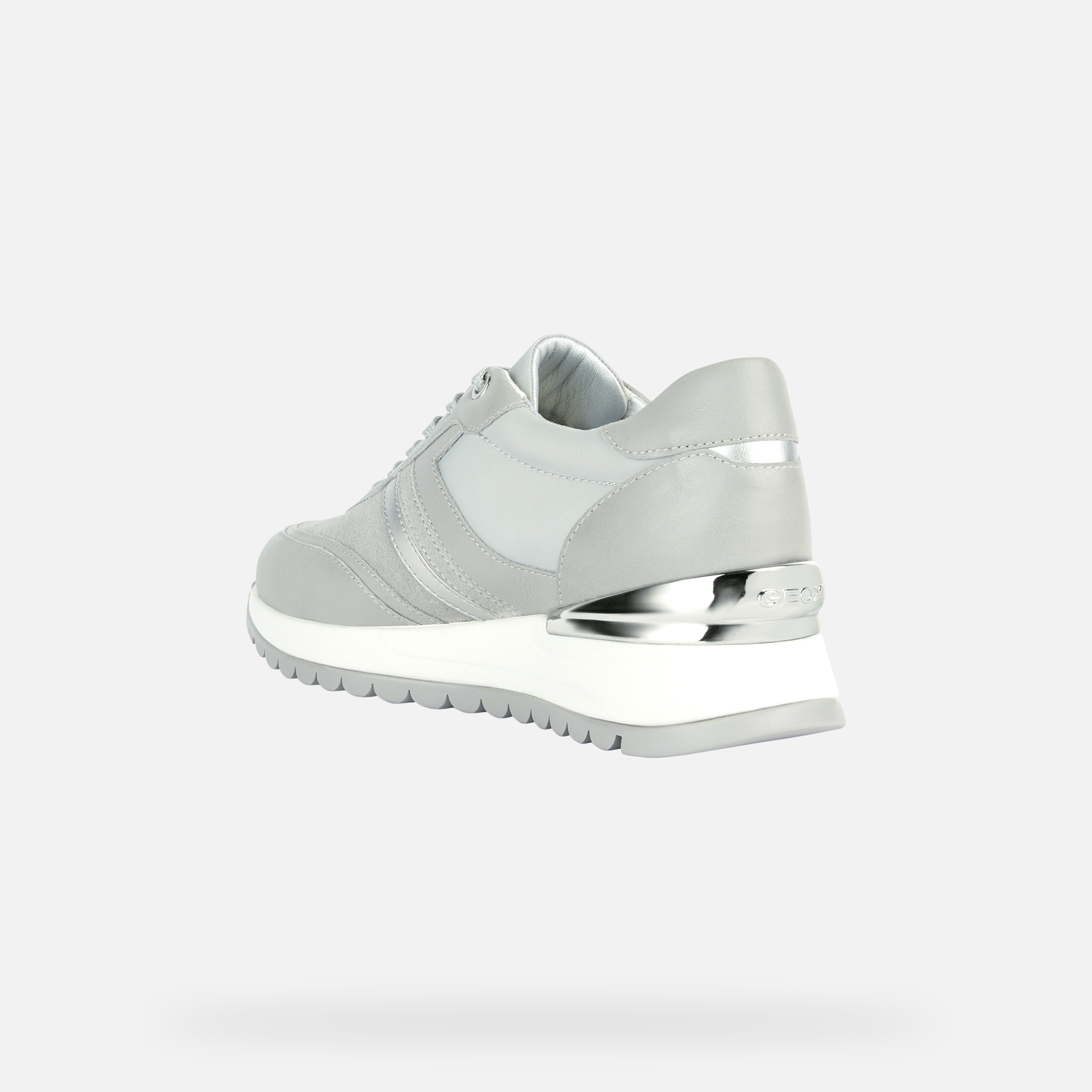 Grey women's sneakers Geox Desya - Women's