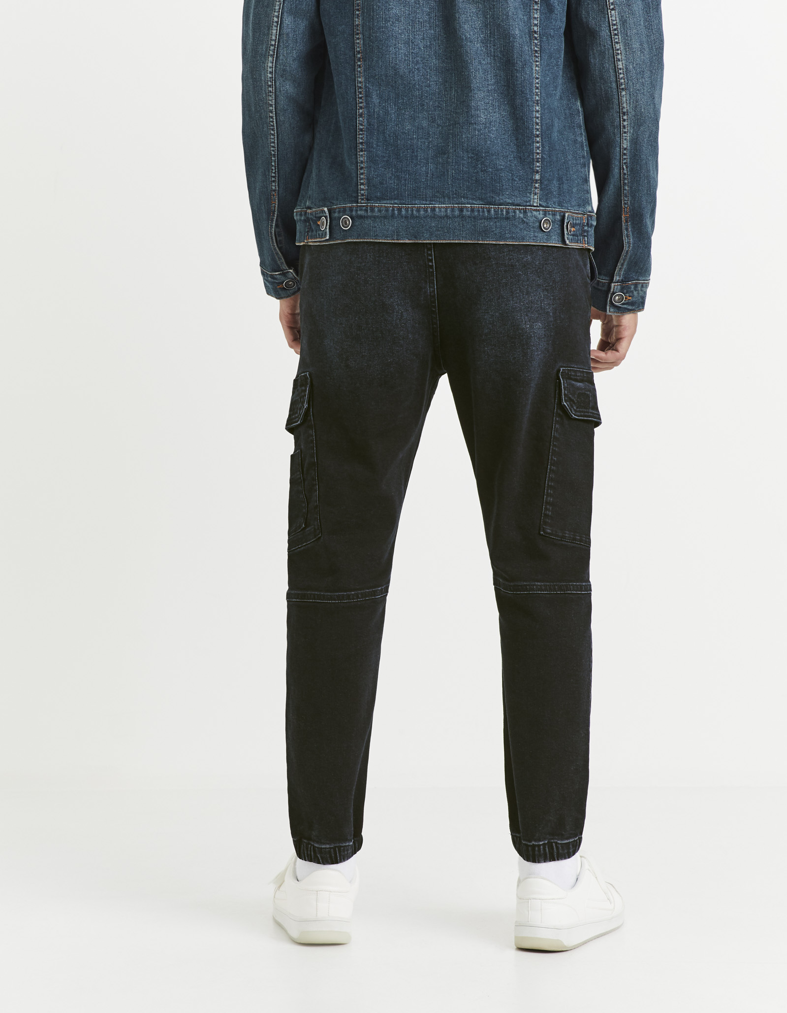 Slim fit pentru barbati Celio - albastru inchis