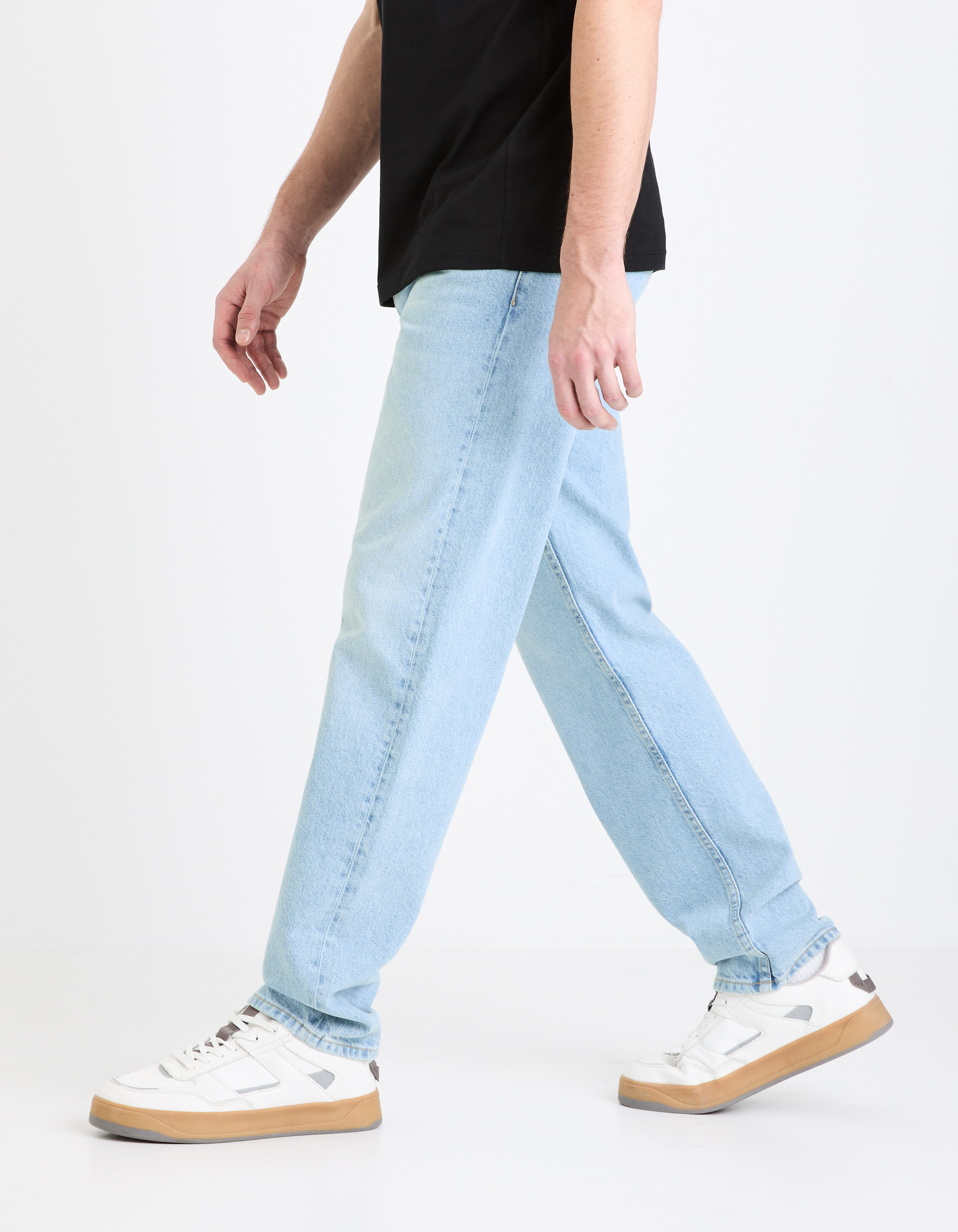 Straight fit pentru barbati Celio - albastru deschis