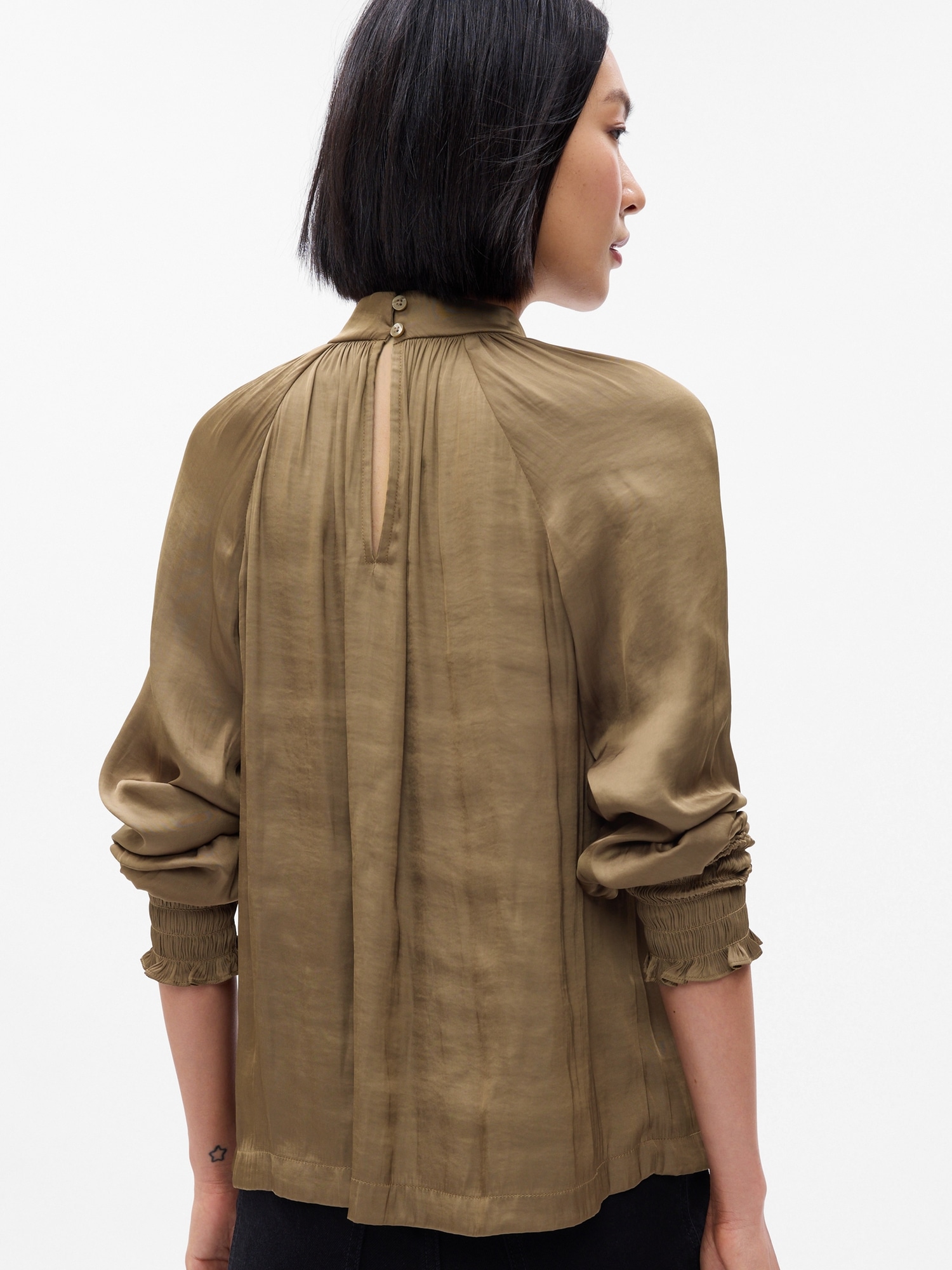 GAP Raglan Sleeve Blouse - Women