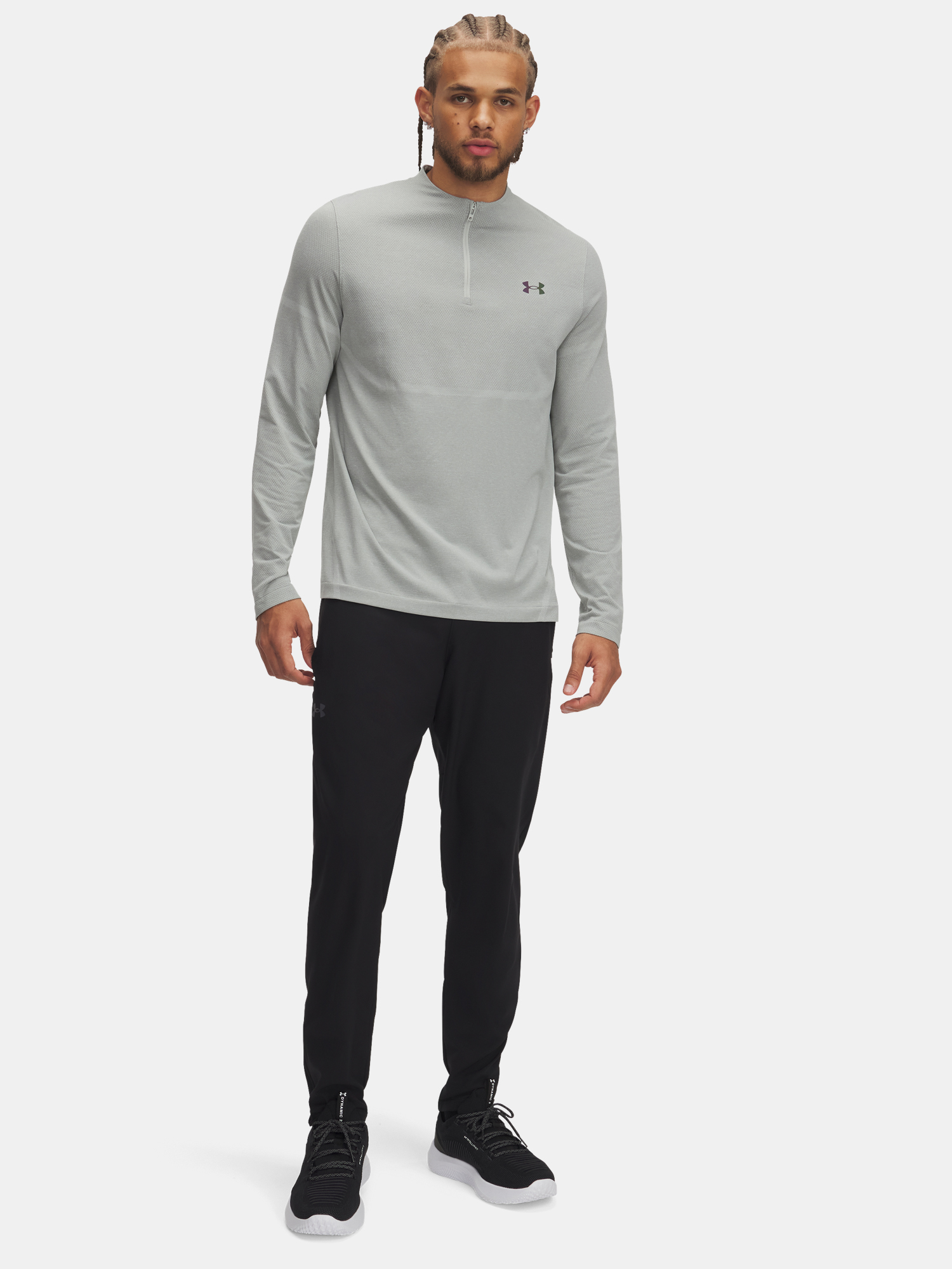 Men's Sports Pants Under Armour Vanish Woven Tapered Pants-BLK - Men's