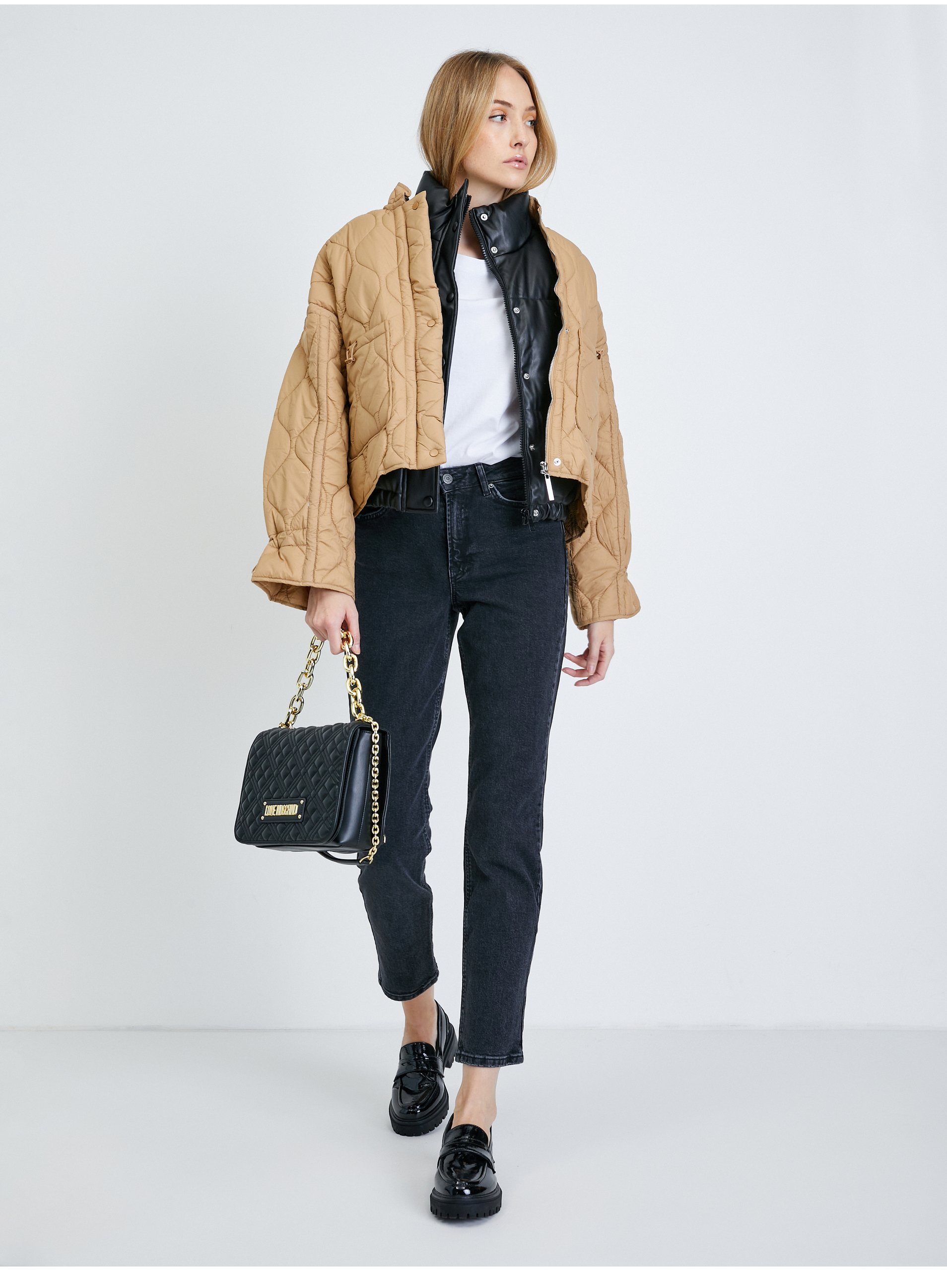 Black straight fit jeans VERO MODA Sara