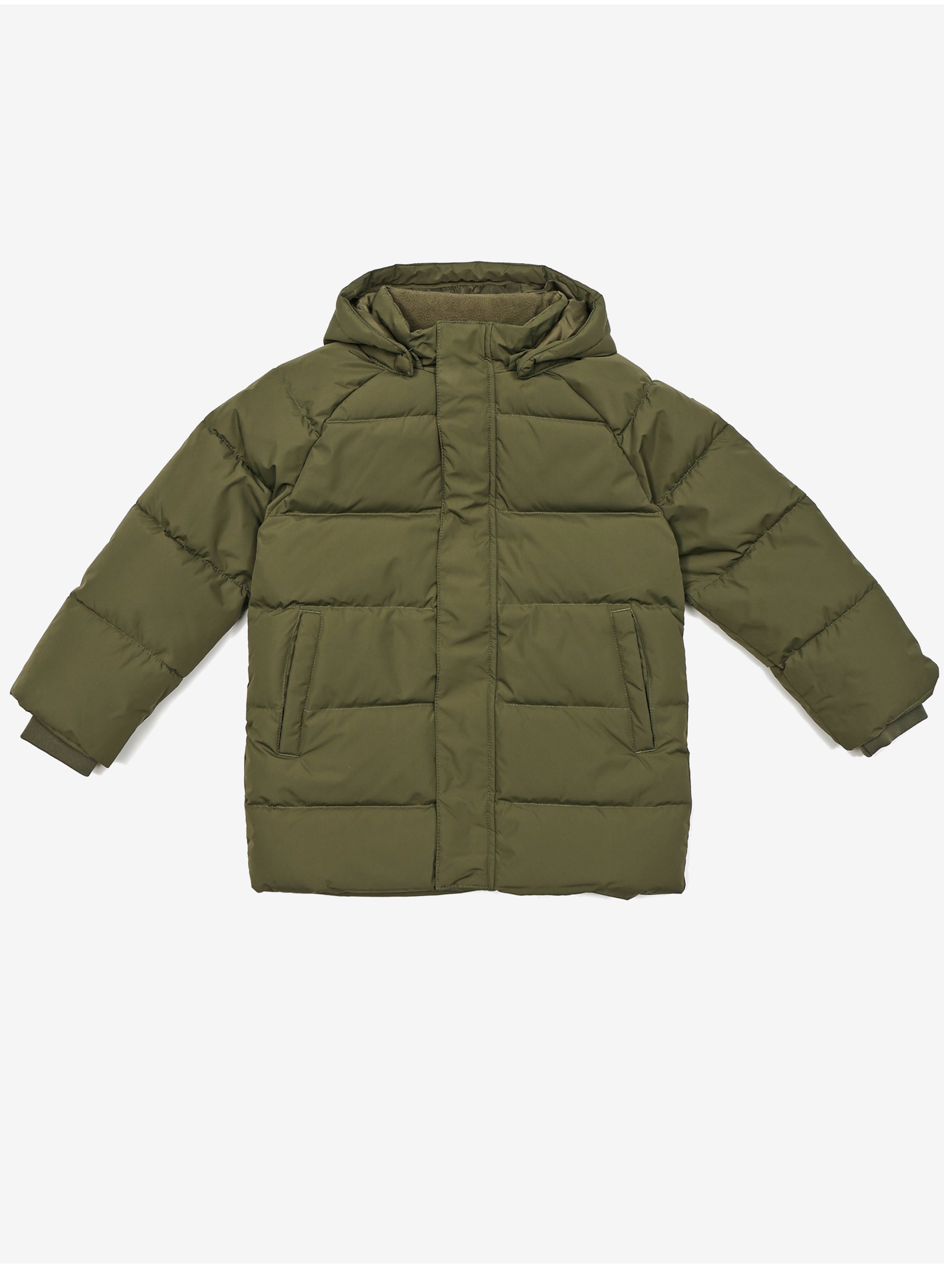 Khaki holčičí zimní bunda name it - unisex