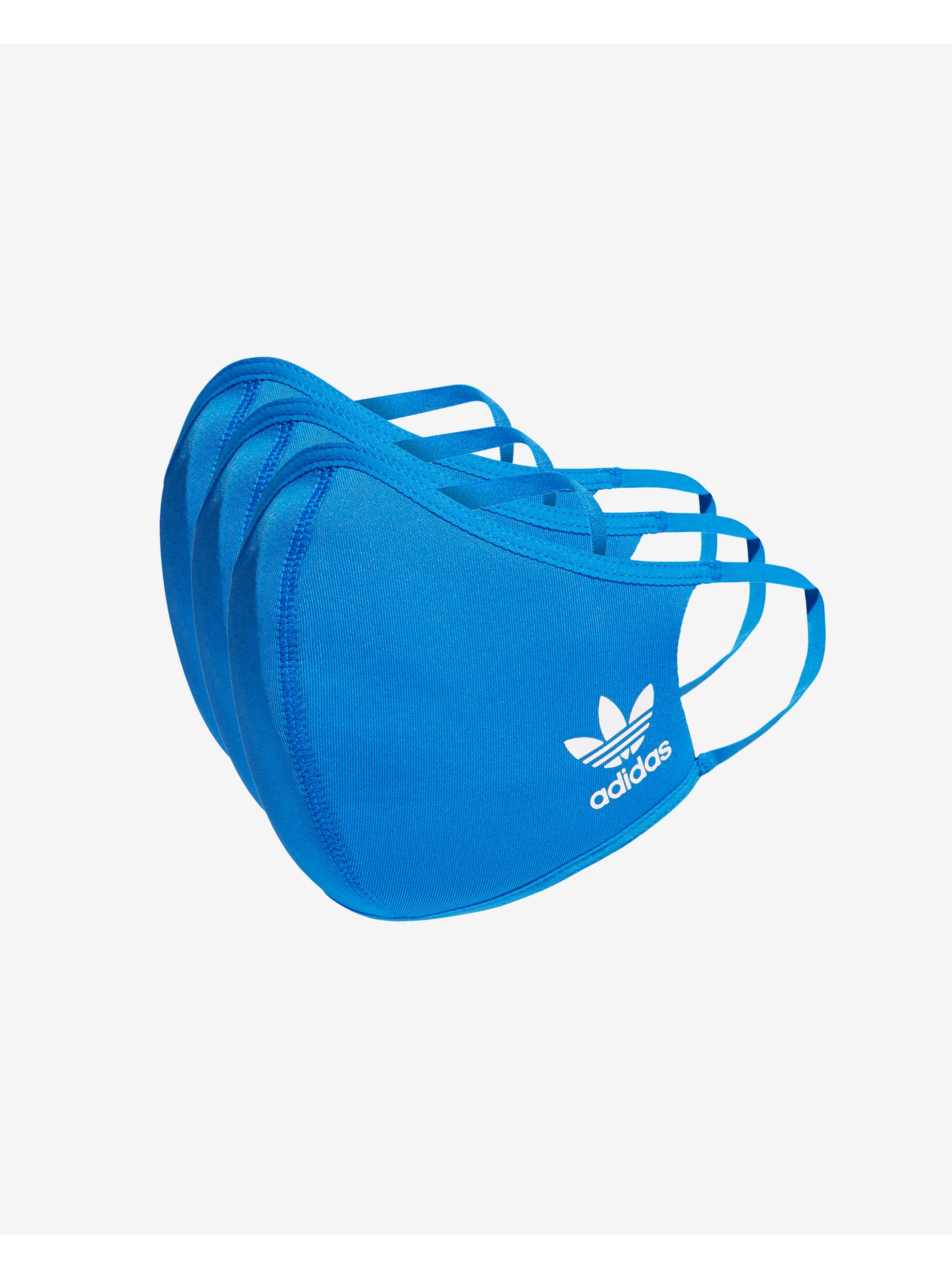 Set Of Three Blue Adidas Originals Masks - Men