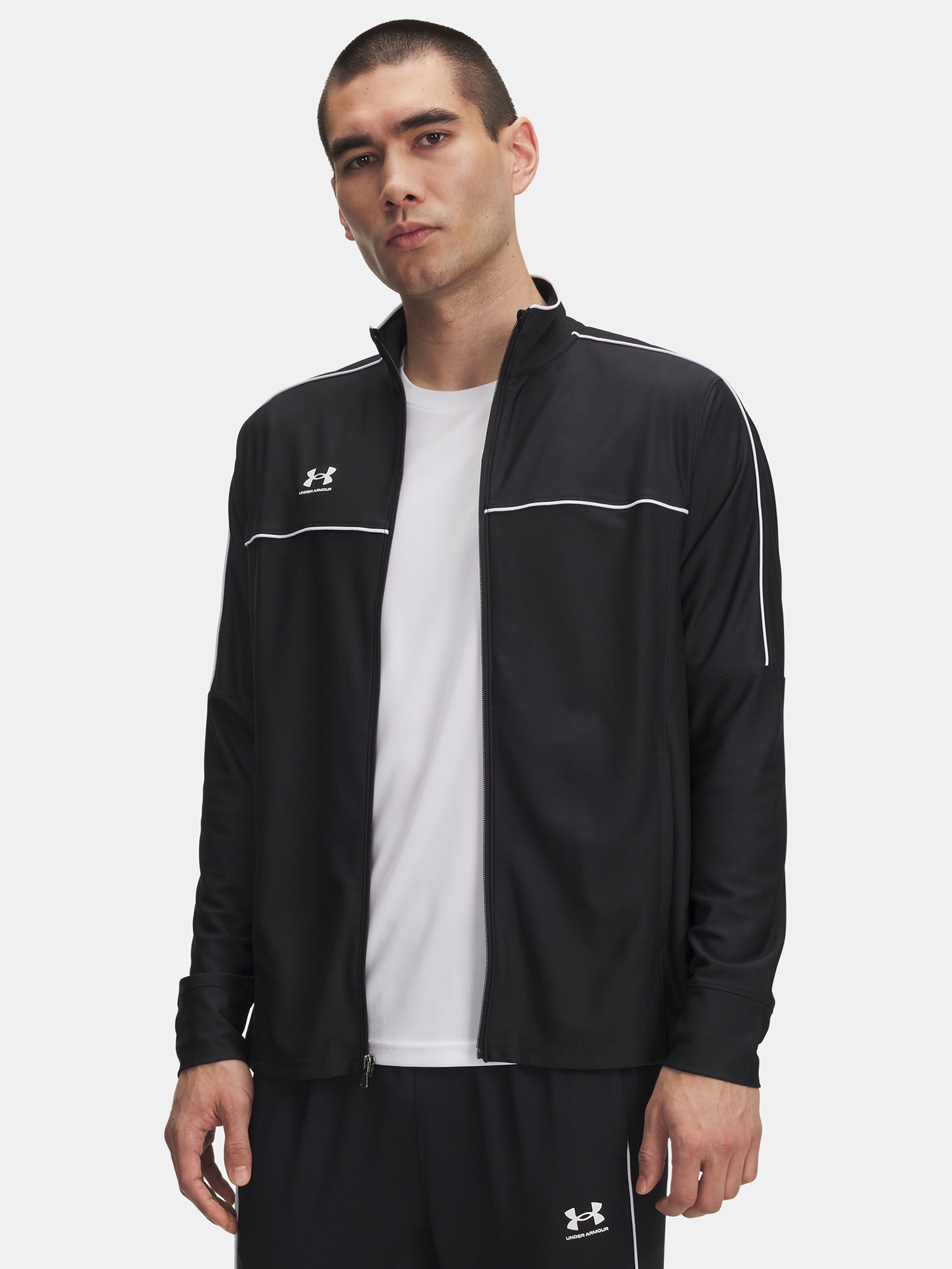 Mens Under Armour M Challenger Track Jacket-BLK - Mens
