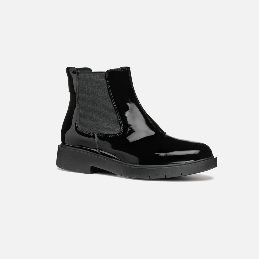 Black women's ankle boots Geox Spherica Ec1 - Women's