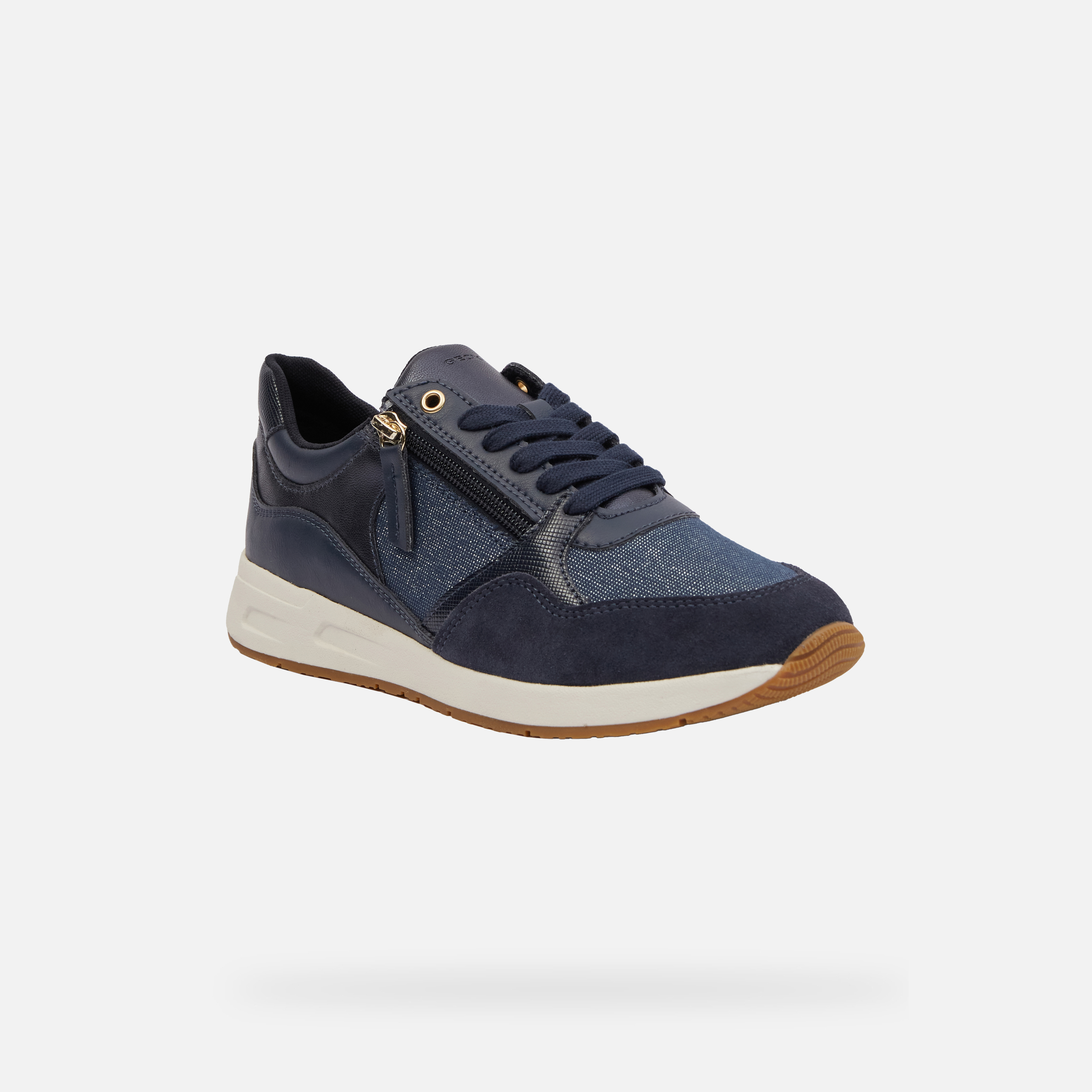 Dark blue women's sneakers Geox Bulmya - Women's
