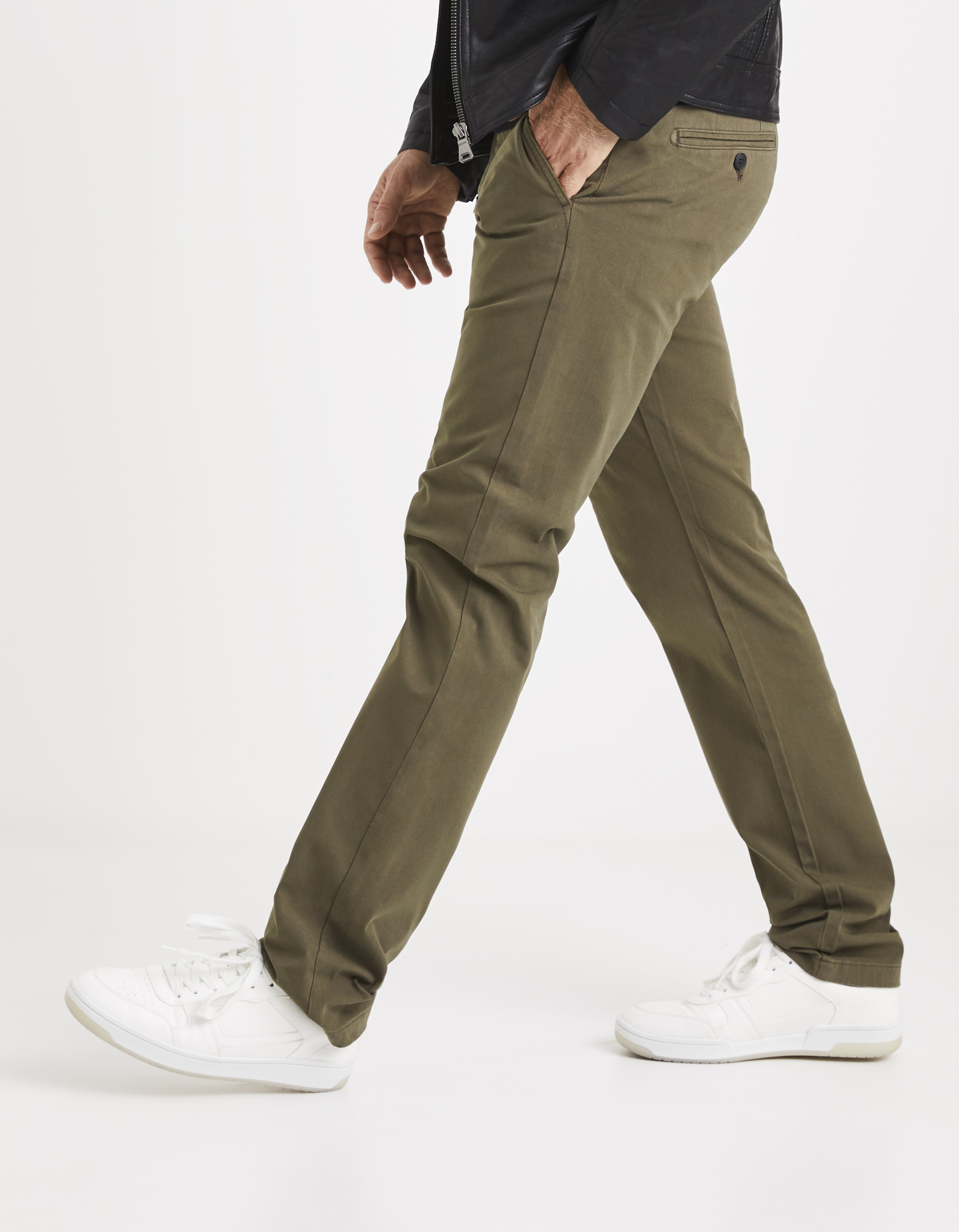 Pantaloni casual pentru barbati Celio - verde