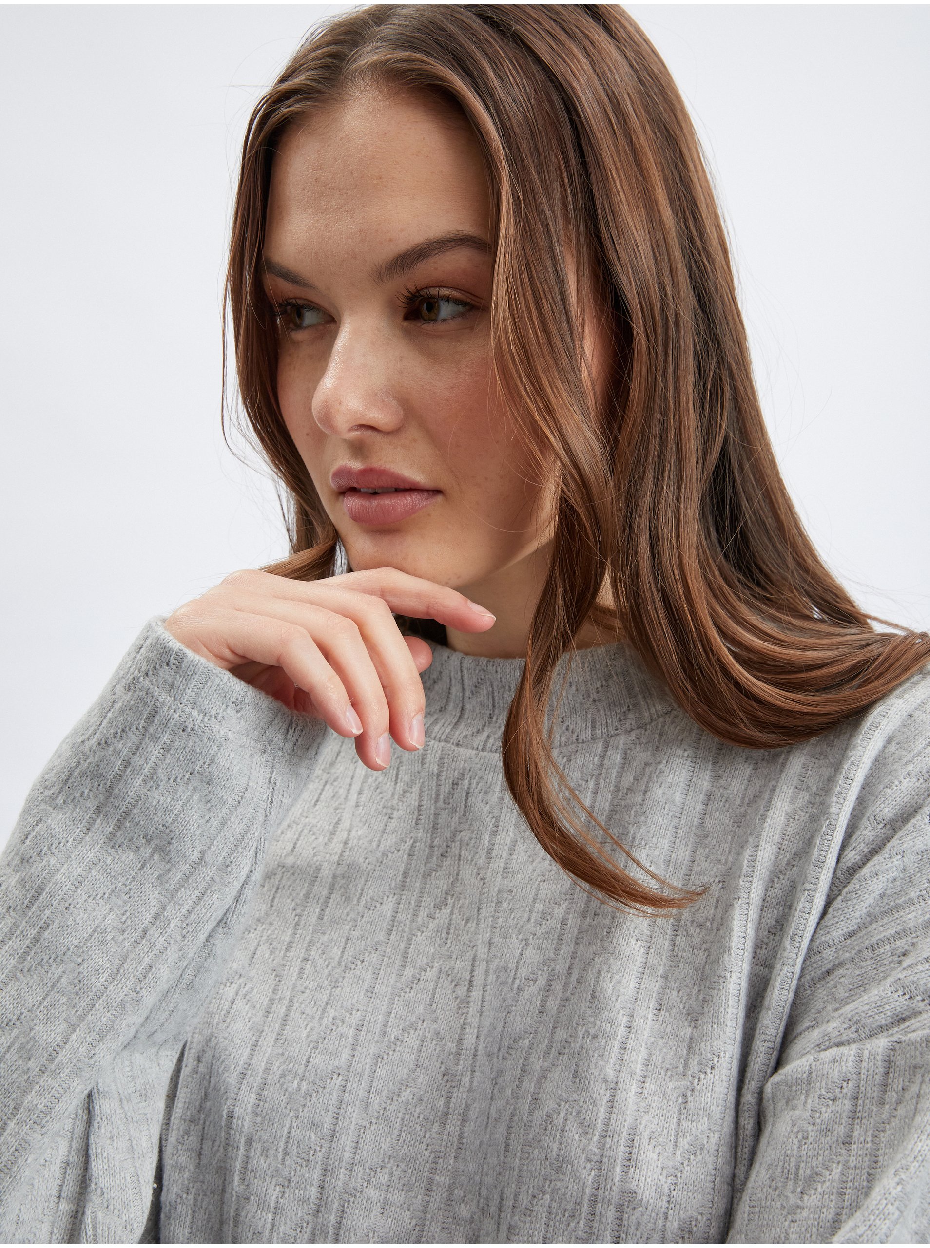 Pulovere pentru femei ORSAY - gri deschis