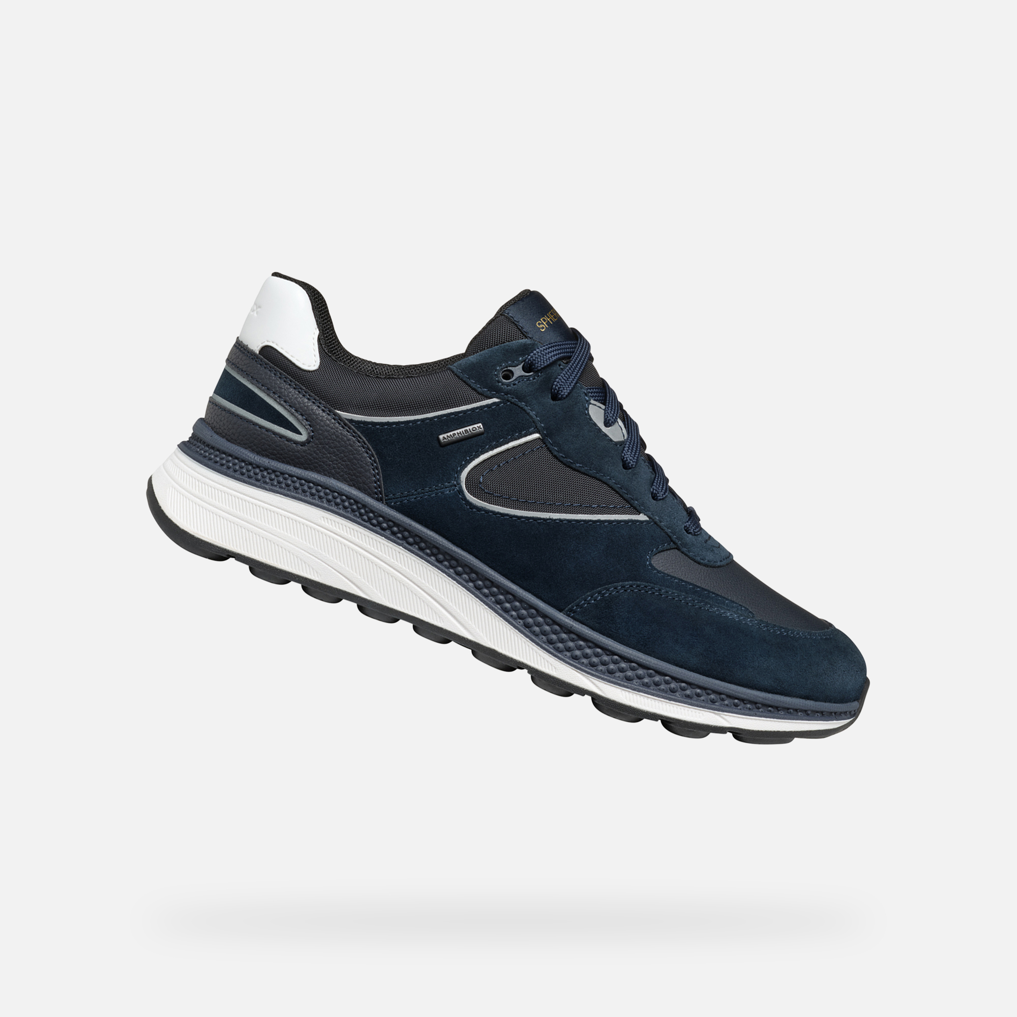 Dark blue men&#039;s sneakers Geox Spherica Actif X1 - Men&#039;s