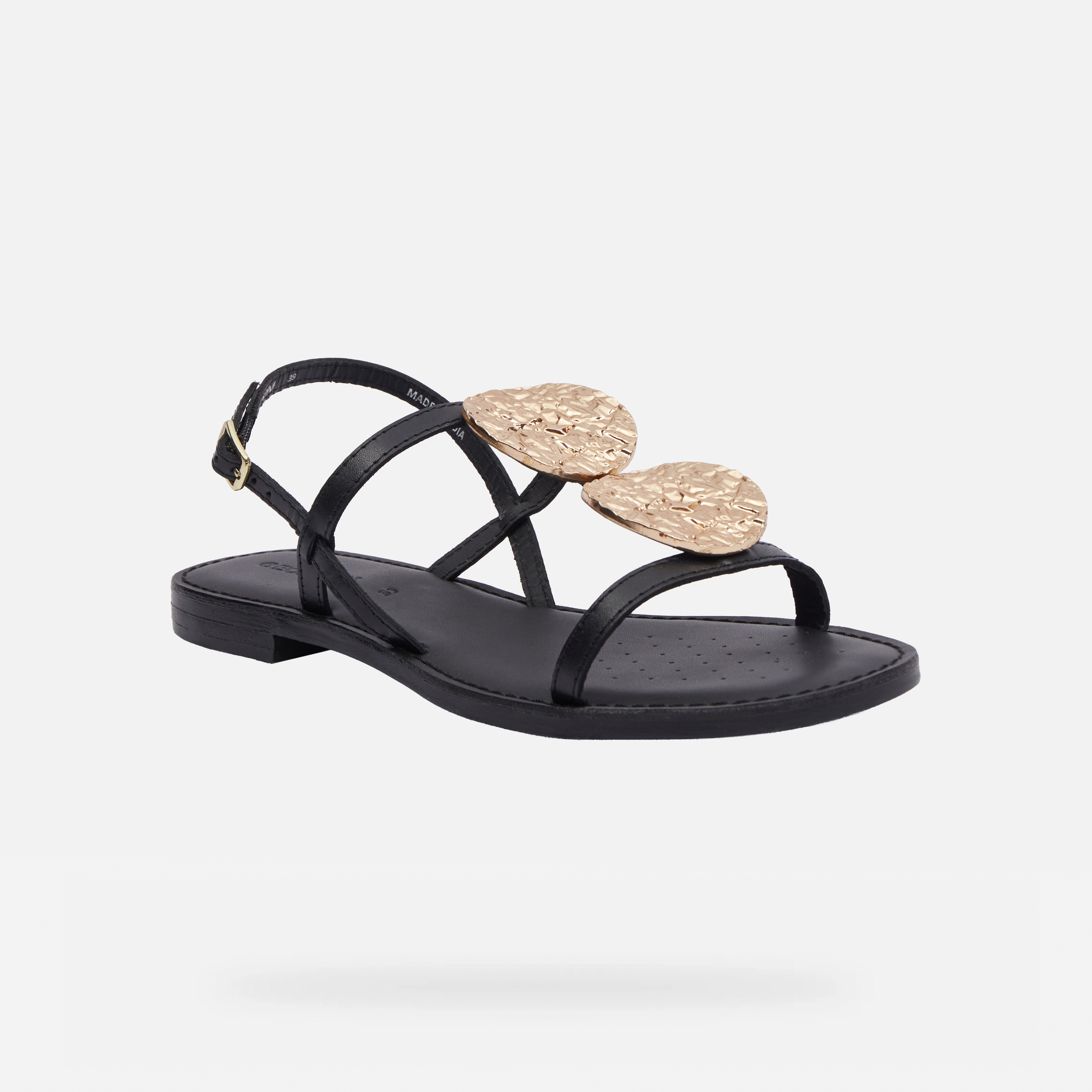 Black women&#039;s sandals Geox Maddalusiac - Women&#039;s