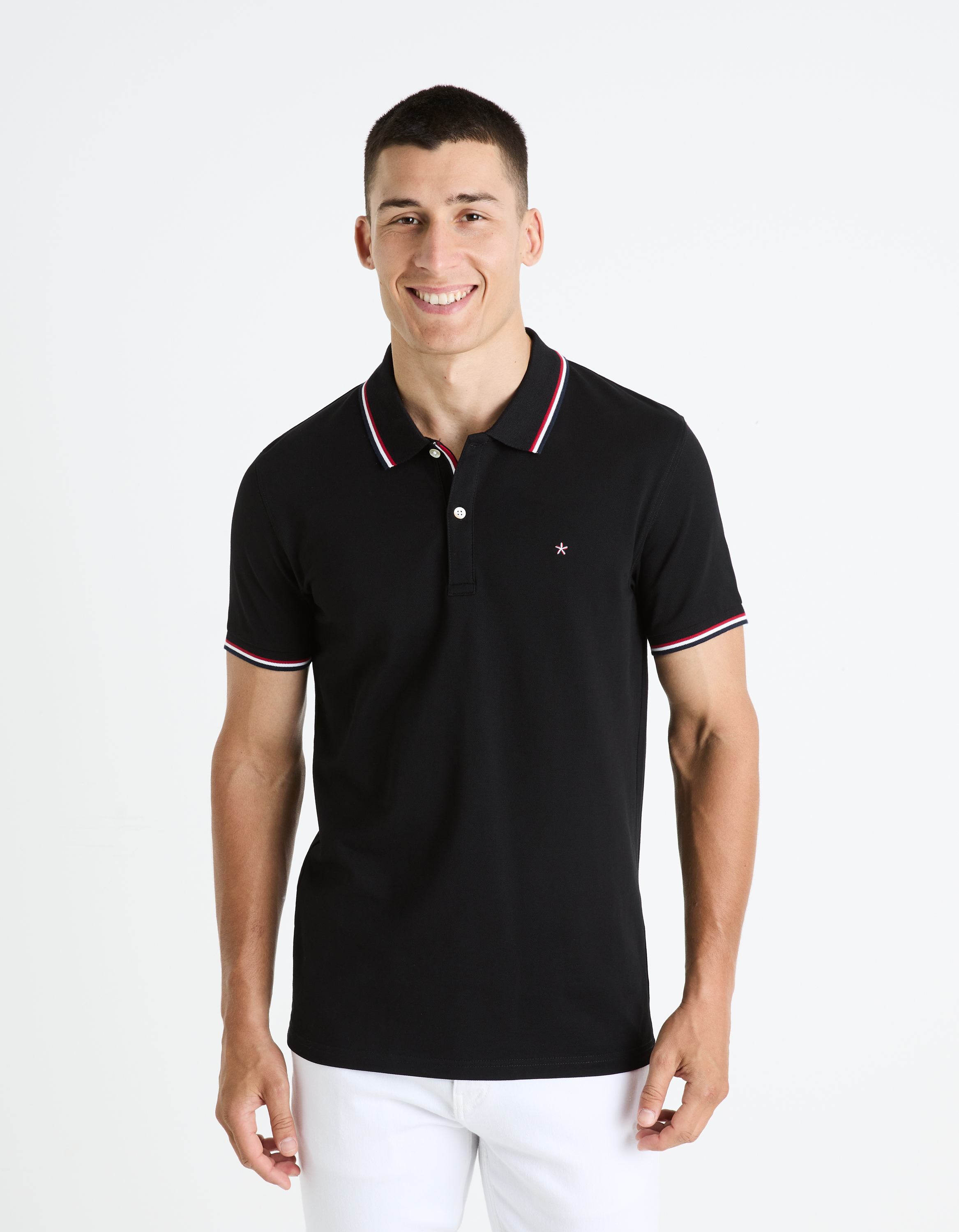 Tricouri pentru barbati Celio - negru