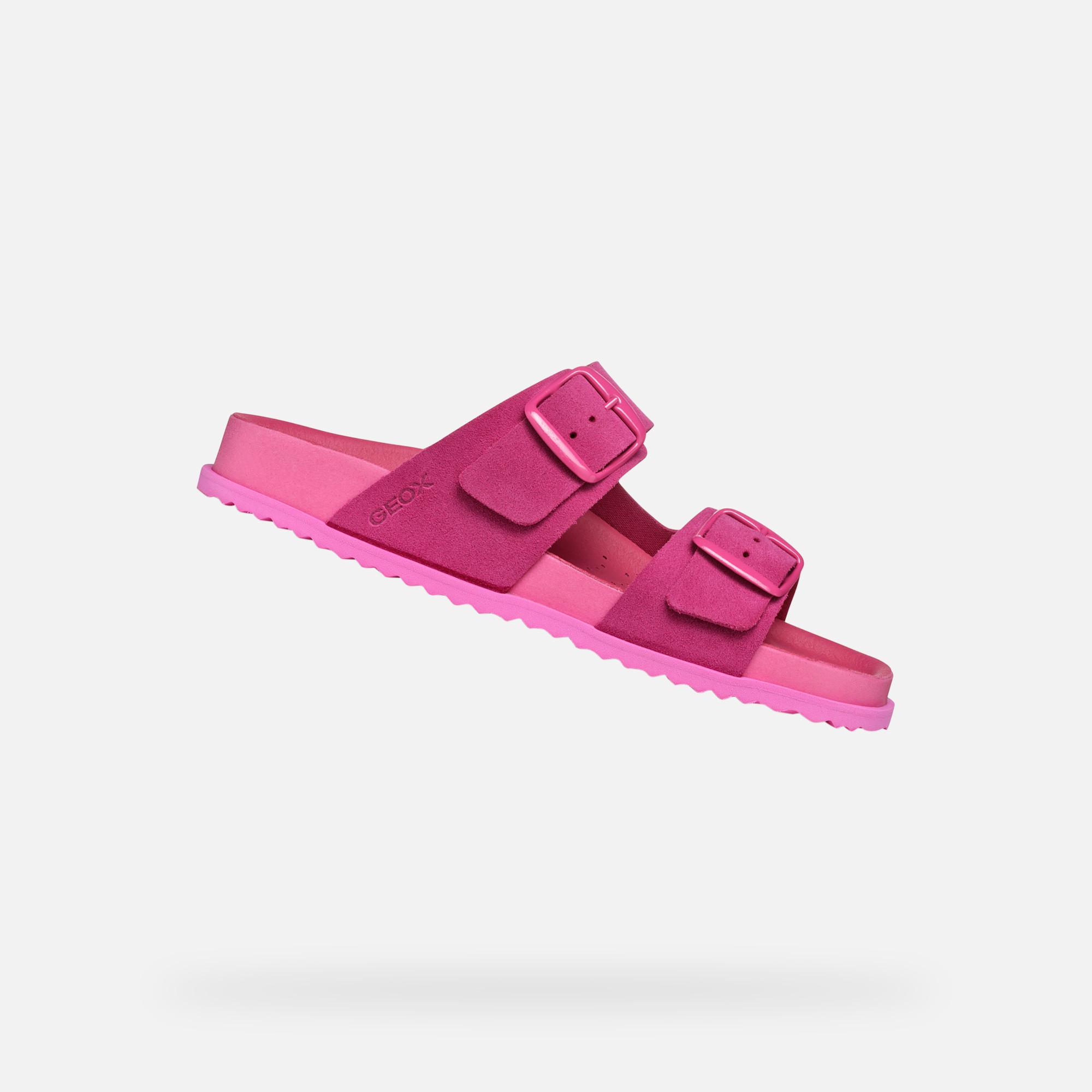 Pink women&#039;s slippers Geox Sandybett - Women&#039;s