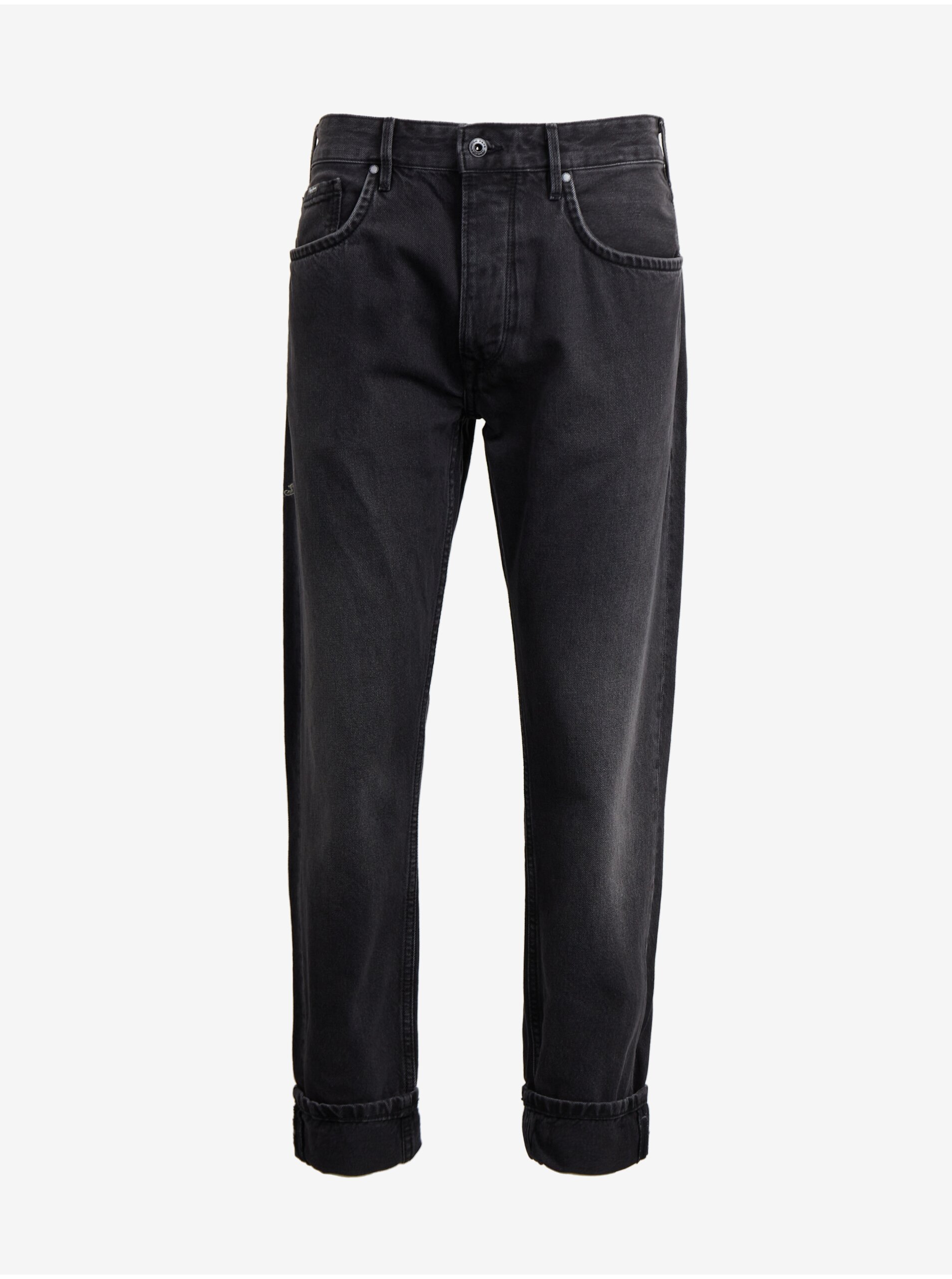 Black Men's Straight Fit Jeans Pepe Jeans Callen - Men's