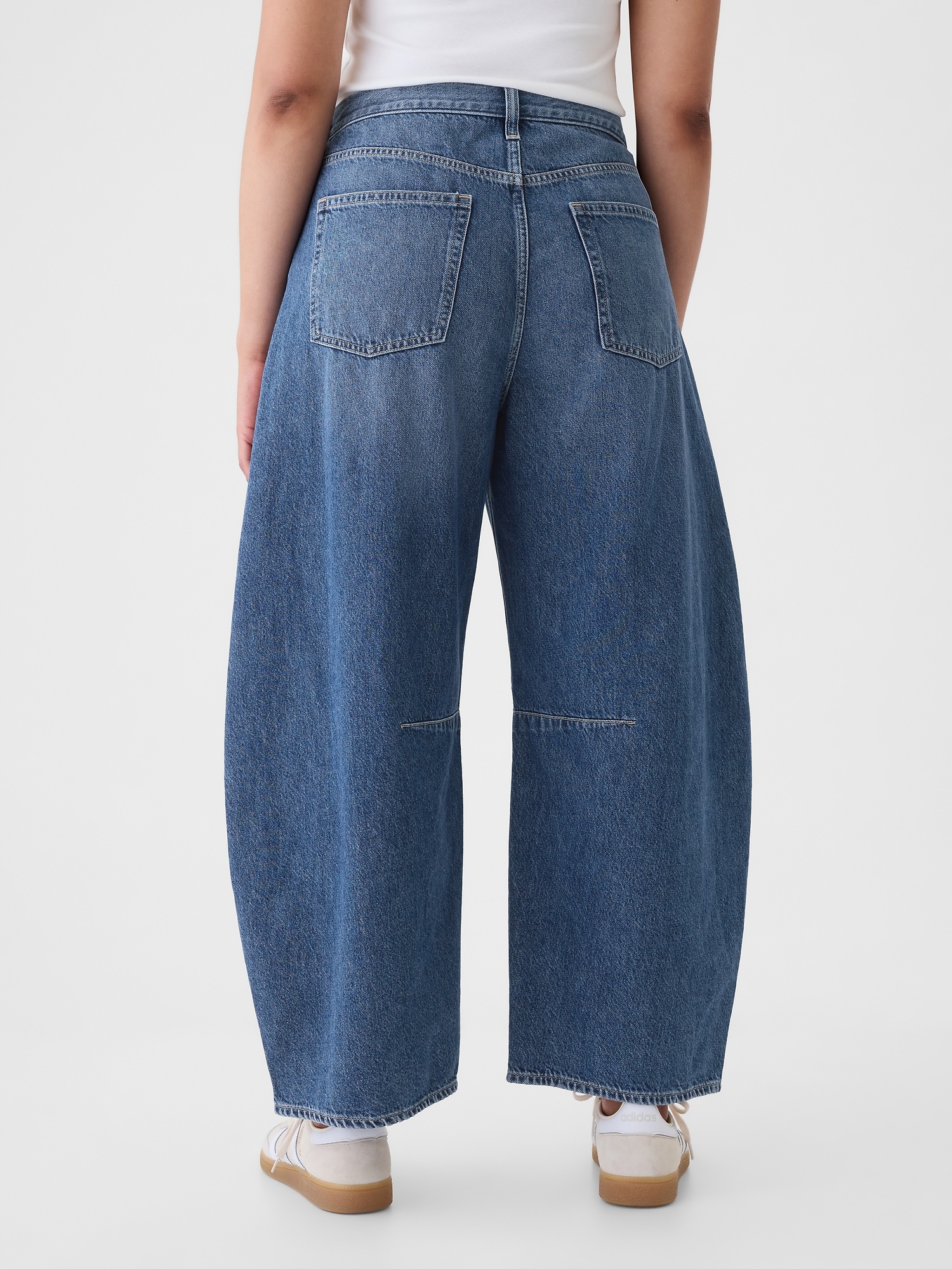 GAP Wide jeans Mid Rise Horseshoe - Women's