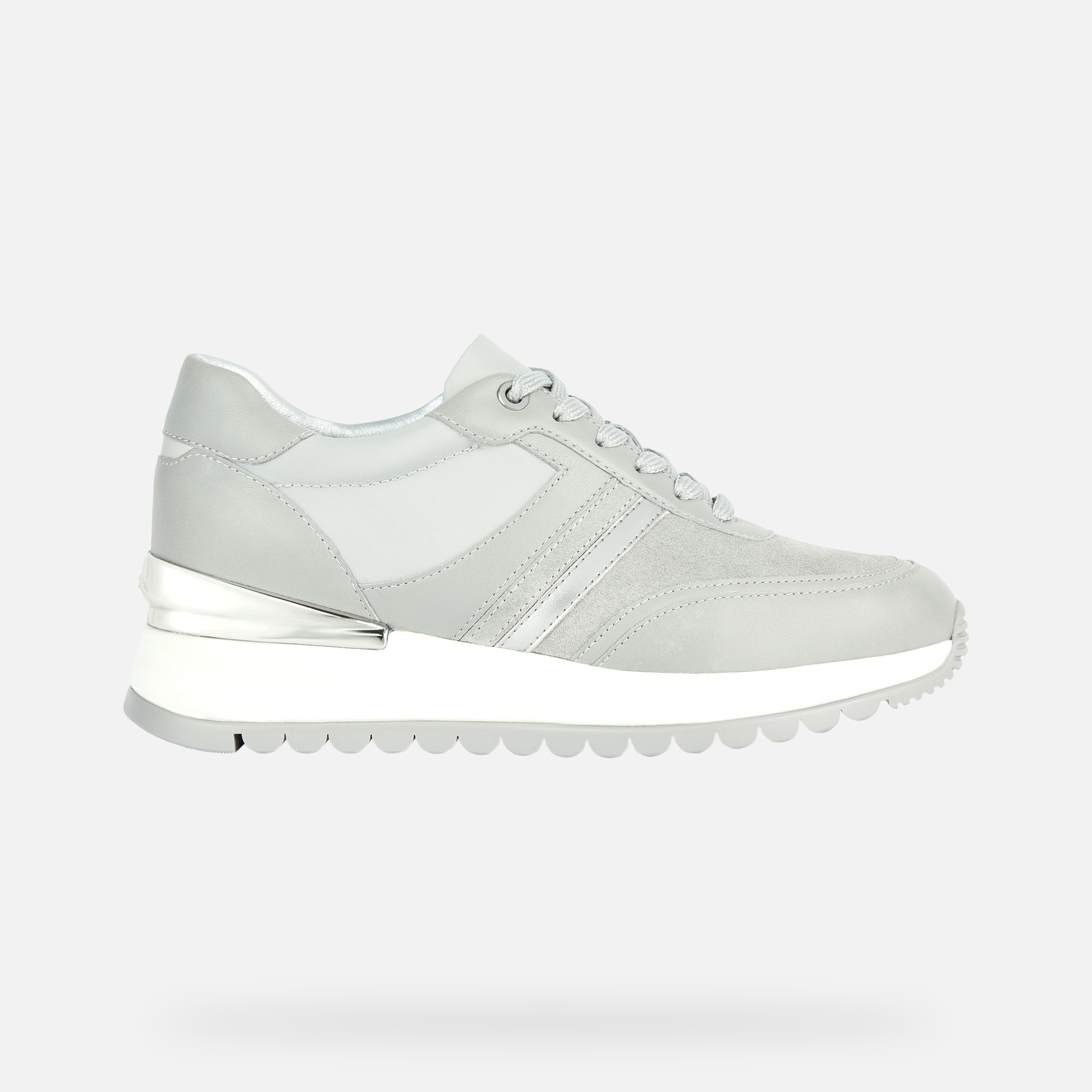 Grey women's sneakers Geox Desya - Women's