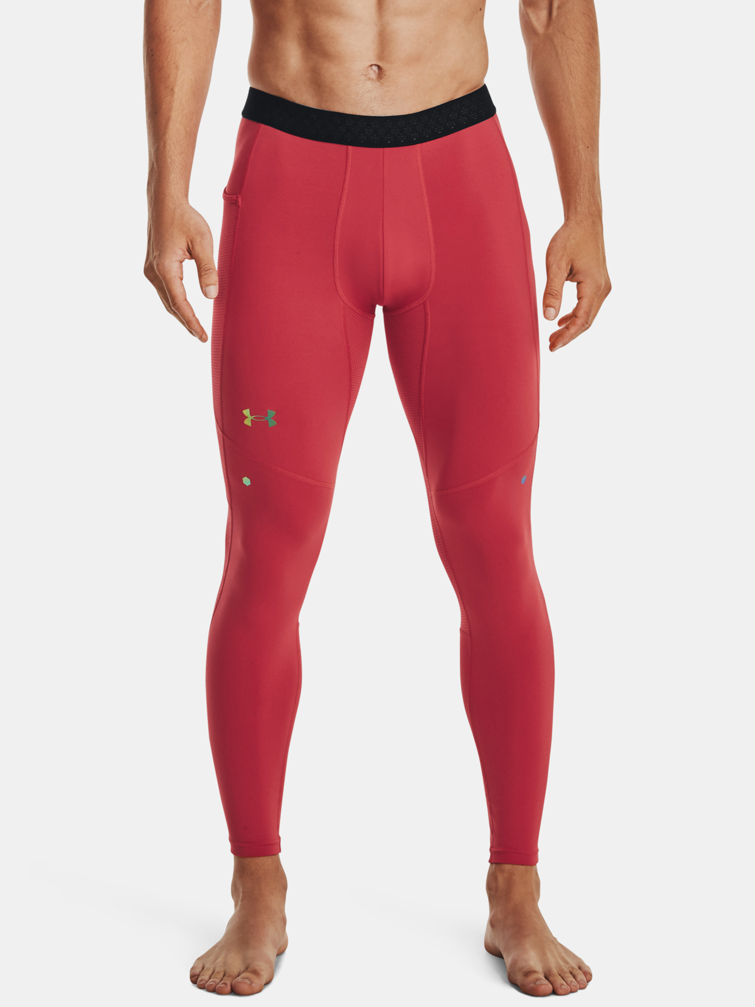 Under Armour Leggings UA SmartForm Rush Legging RED Men Under Armour Leggings UA SmartForm Rush Legging RED Men