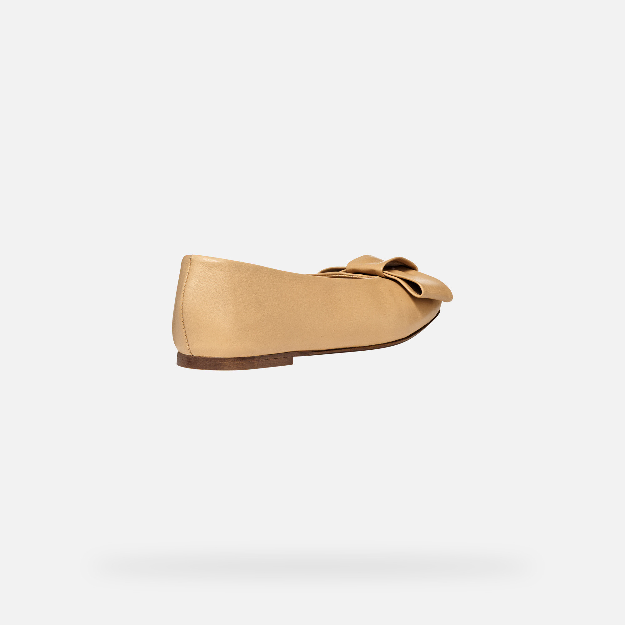 Light brown women's ballet flats Geox Ballystar - Women's