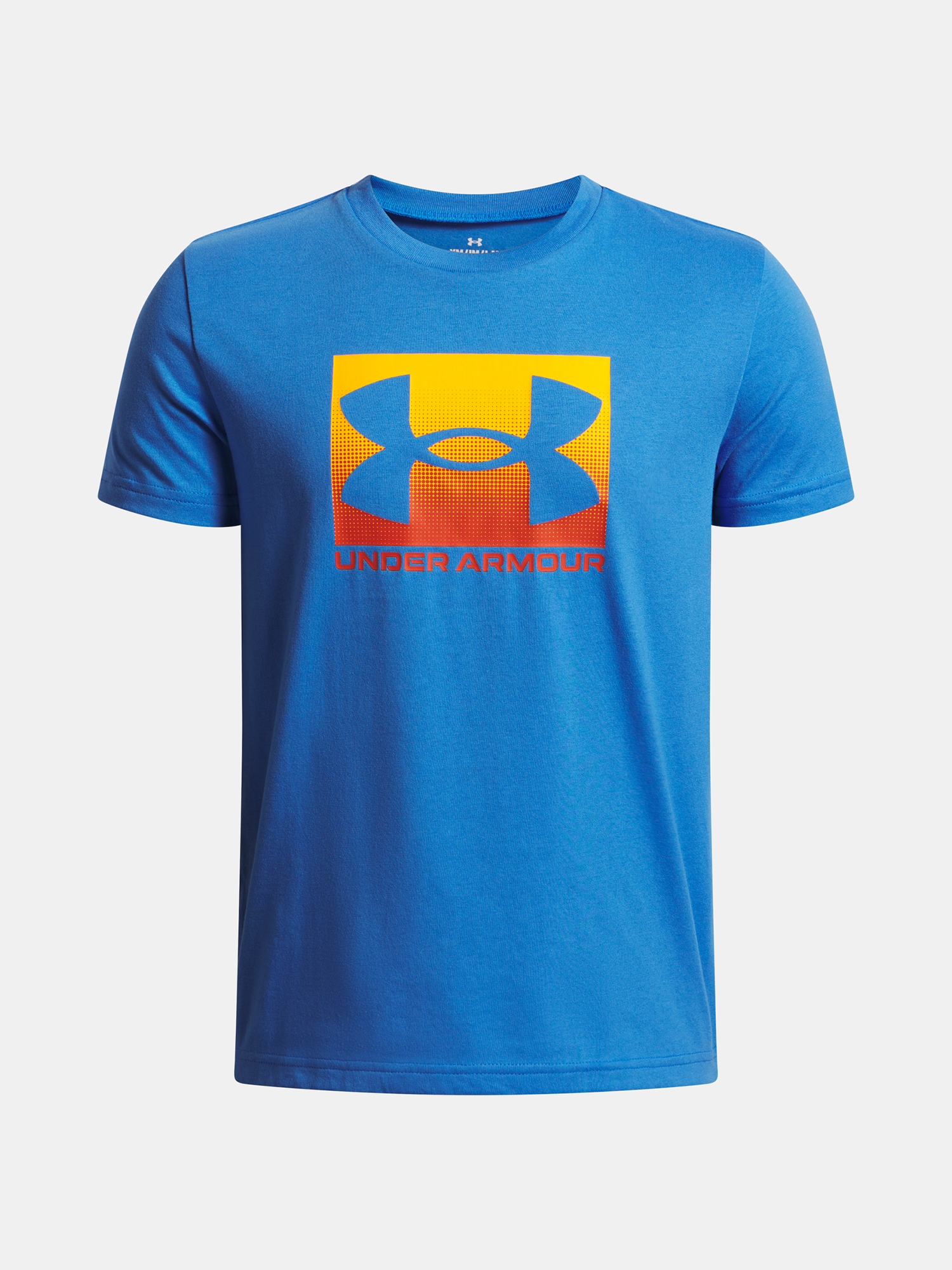 Boys T-shirt Under Armour UA B BOXED SPORTS UPDATE SS-BLU - Boys