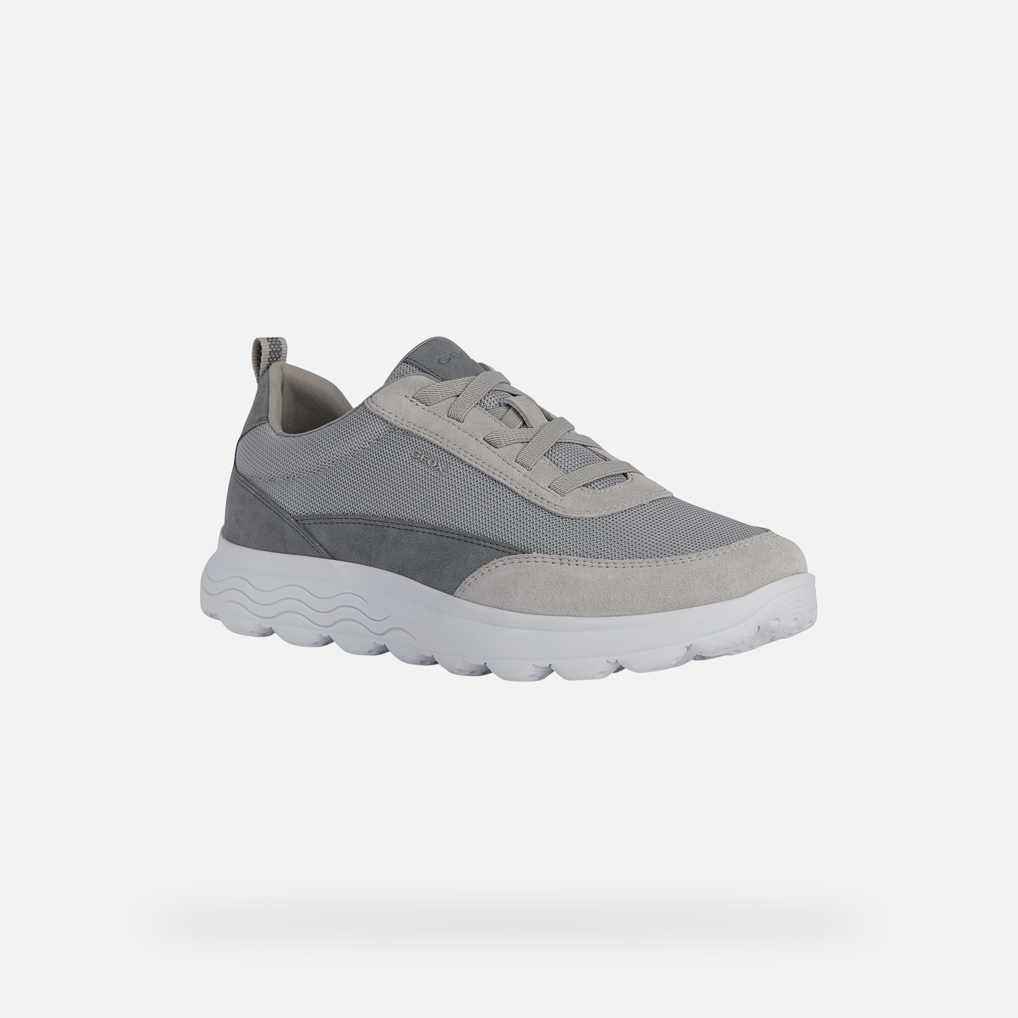 Light grey men's sneakers Geox Spherica - Men's