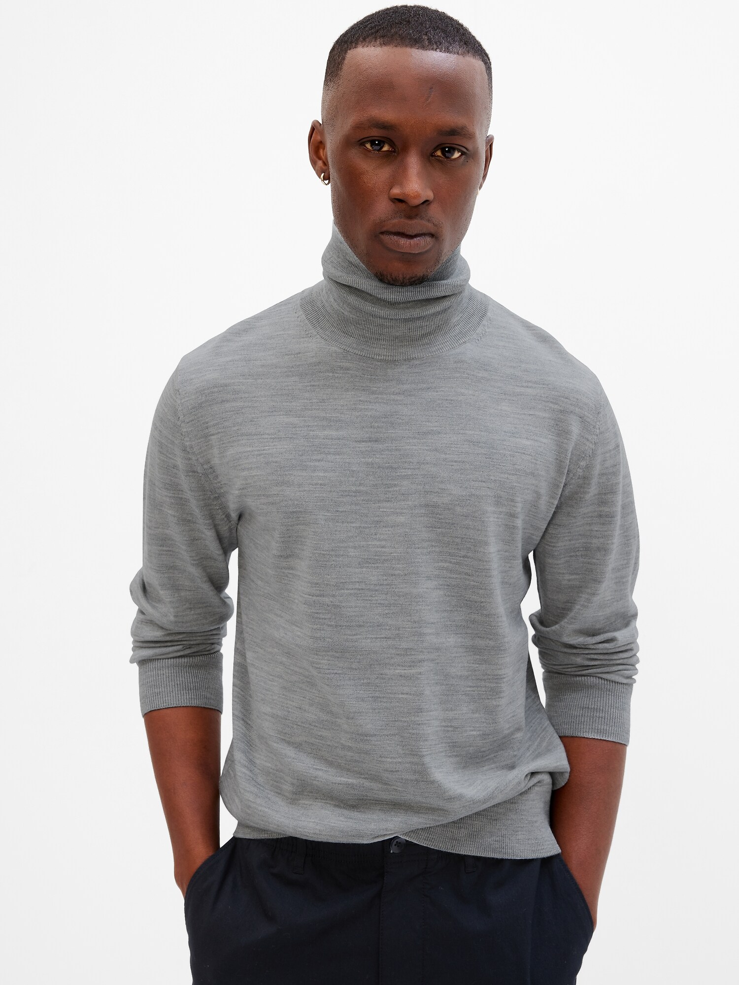 GAP Woolen sweater merino with turtleneck - Men
