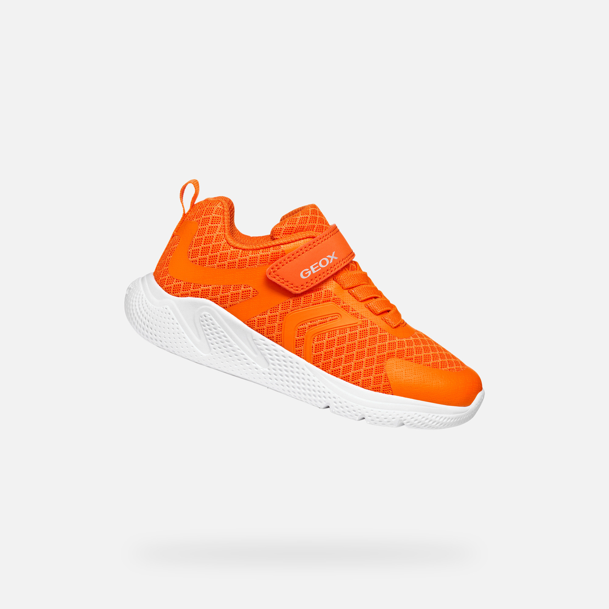 Orange boys sneakers Geox Sprintye - Boys