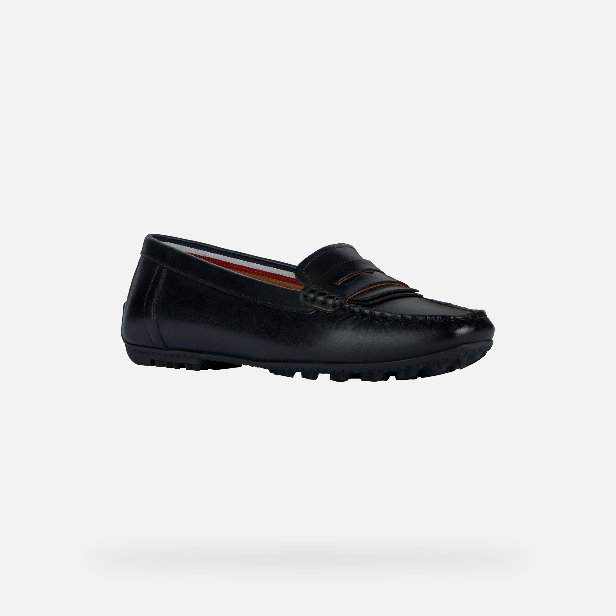 Black women&#039;s moccasins Geox Kosmopolis + Grip - Women&#039;s