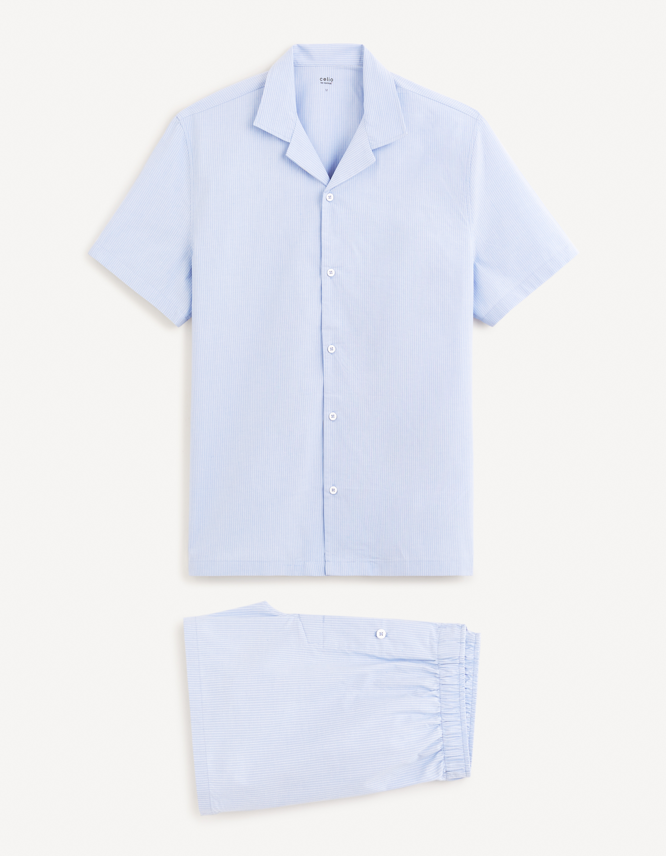 Pijamale pentru barbati Celio - albastru deschis