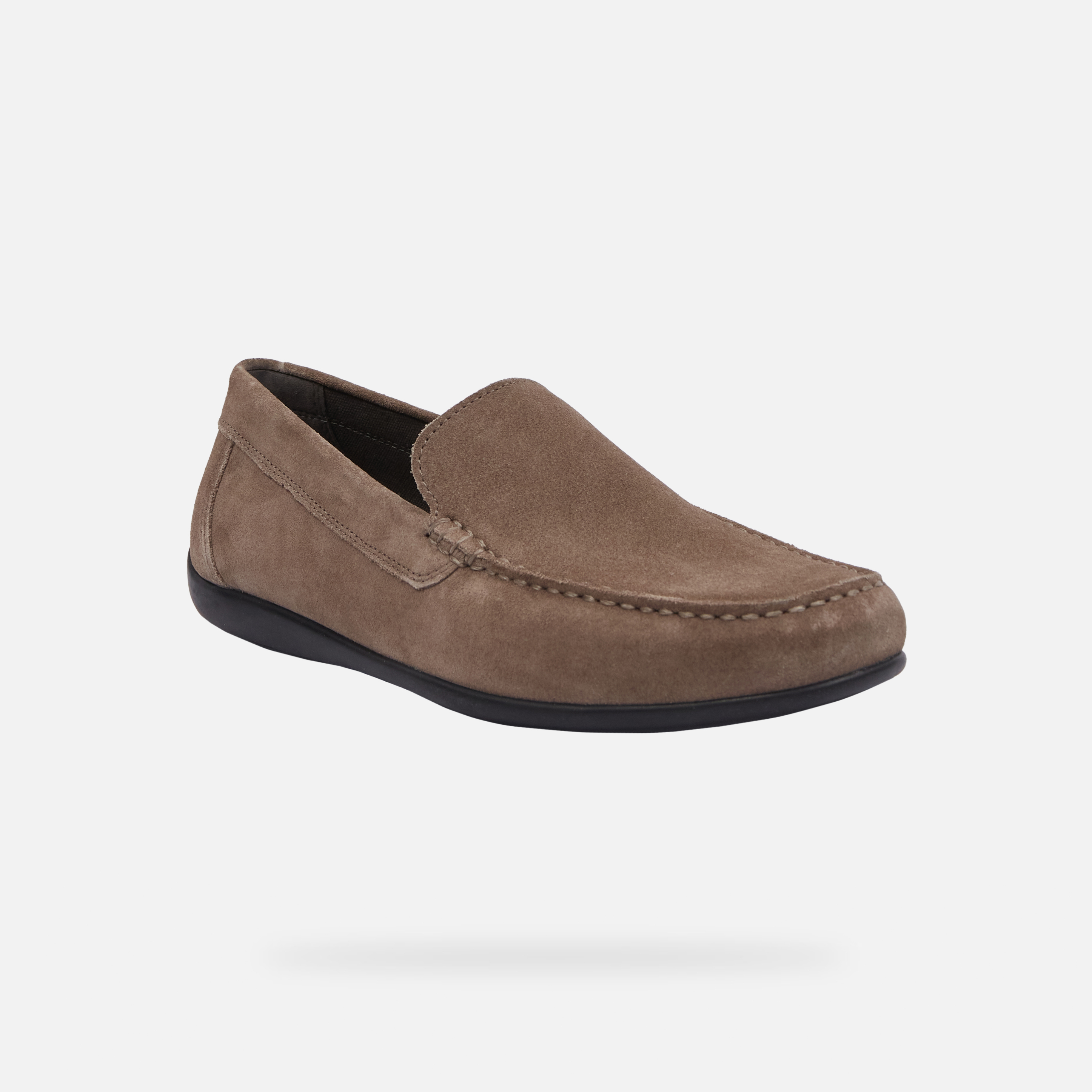 Light grey men&#039;s loafers Geox Ascanio - Men&#039;s