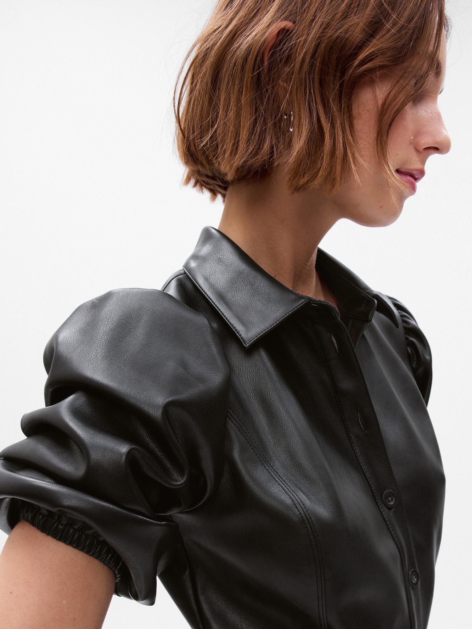 GAP Faux Leather Dress - Women's