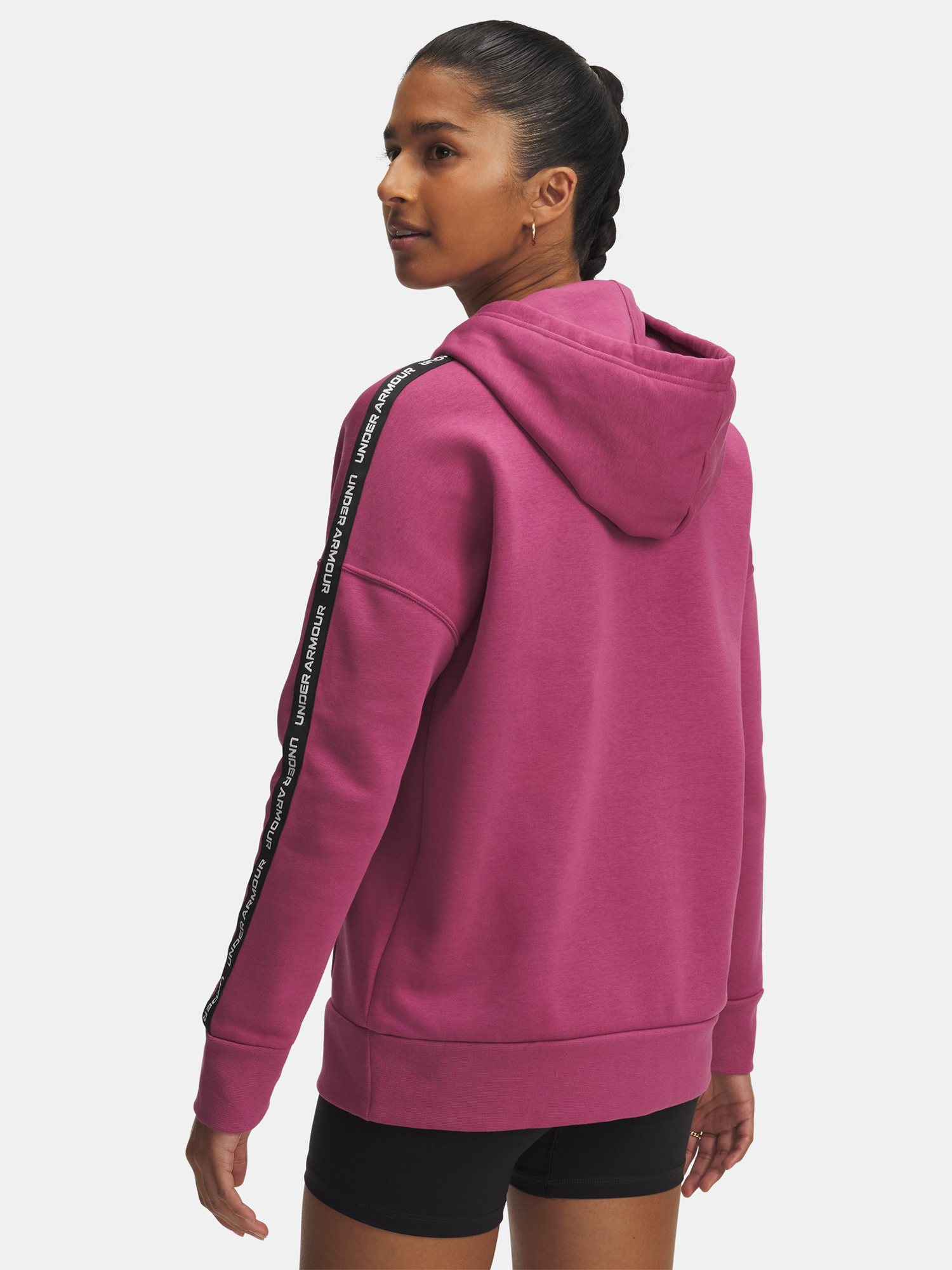 Under Armour Icon Fleece Taped Women's Sweatshirt Hdy-RED - Women's