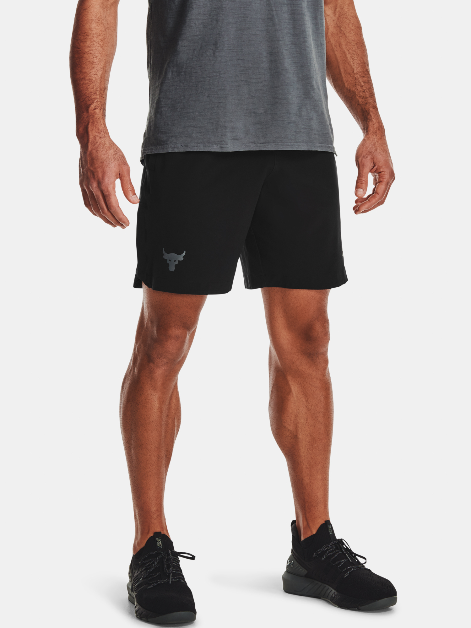 Under Armour Kraťasy Project Rock Snap Shorts-Blk - Pánské
