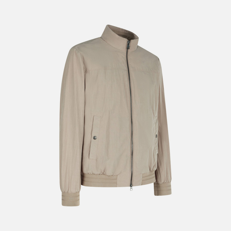 Beige men&#039;s jacket Geox Elver - Men&#039;s